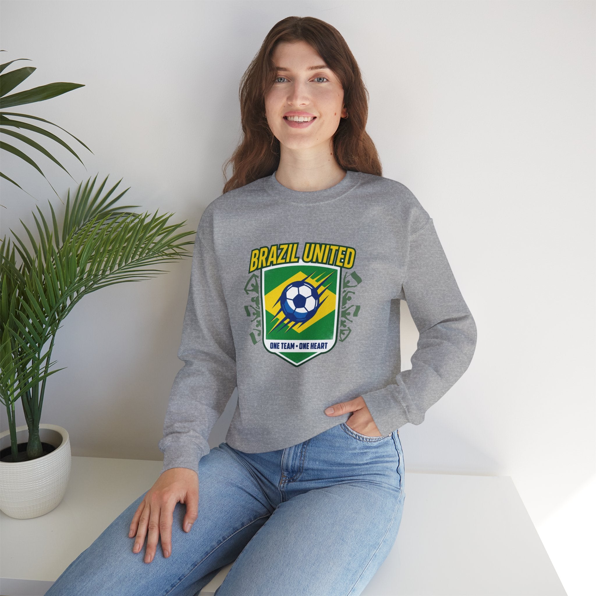 Brazil United Soccer Crest Sweatshirt