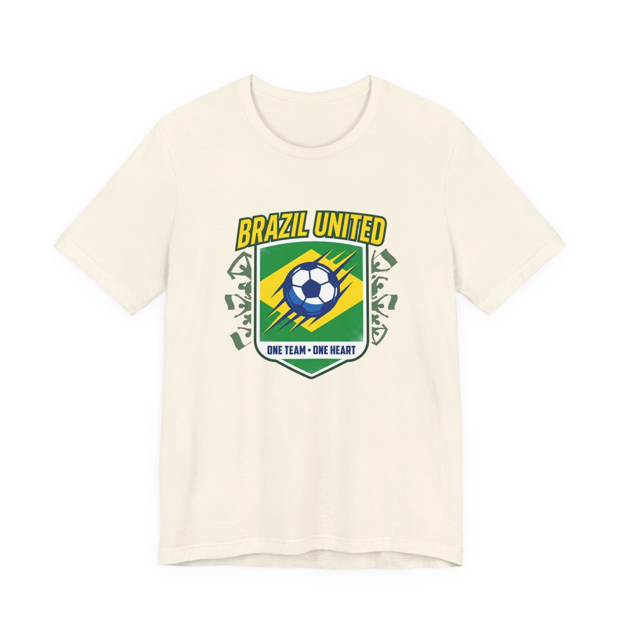 Brazil United Soccer Shield Tee | country pride, retro soccer