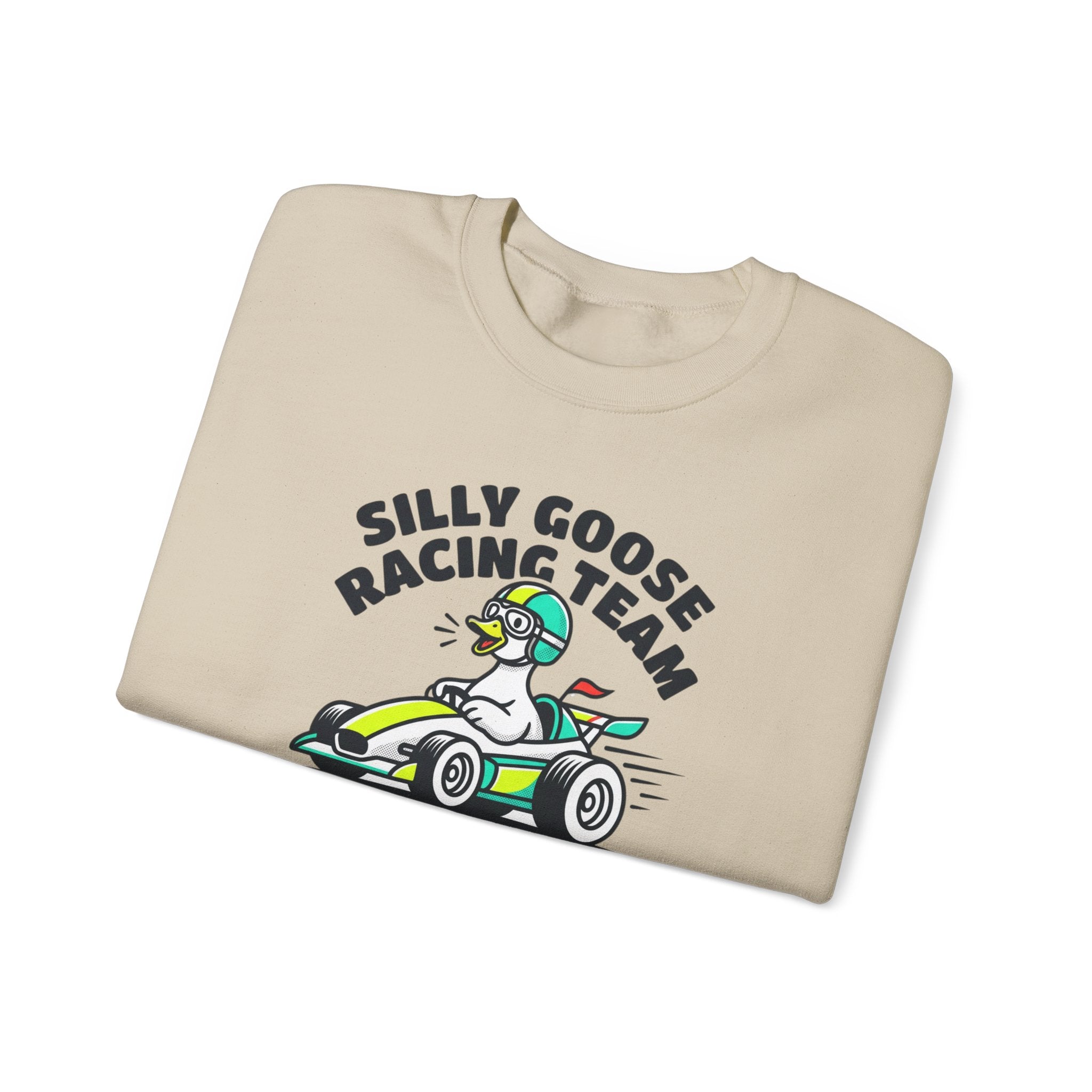 Silly Goose Racing Team Sweatshirt | racing, goose, motorsport