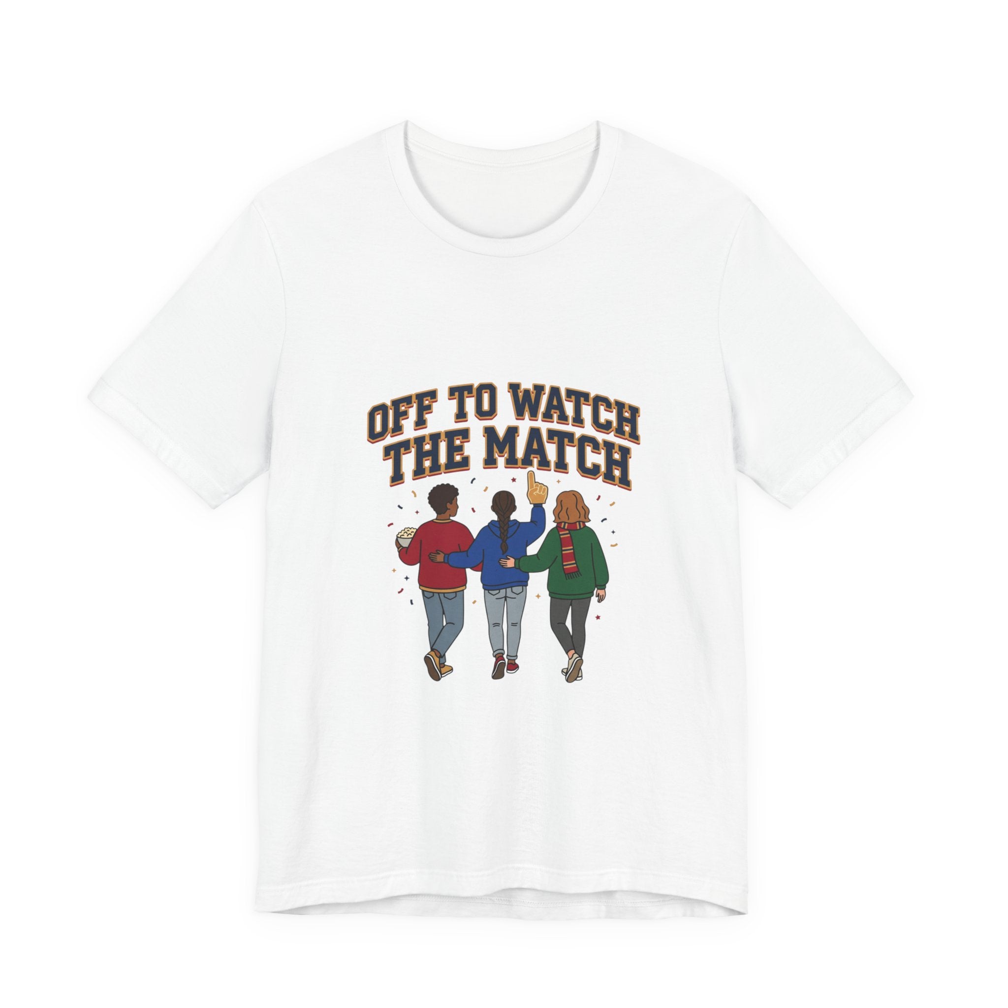 Off To Watch The Match Tee | soccer watch party, match-day outfit