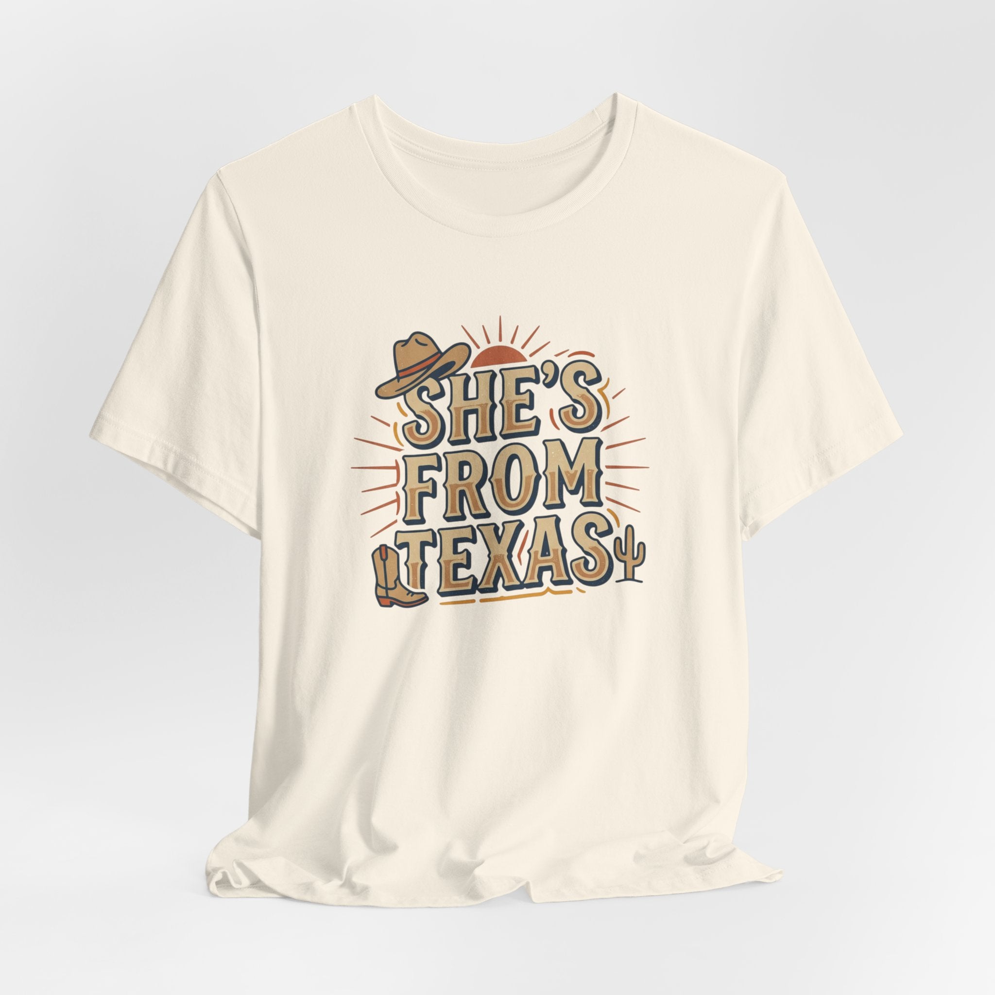 She’s From Texas T-Shirt | Lone Star, Cowgirl Southern Pride