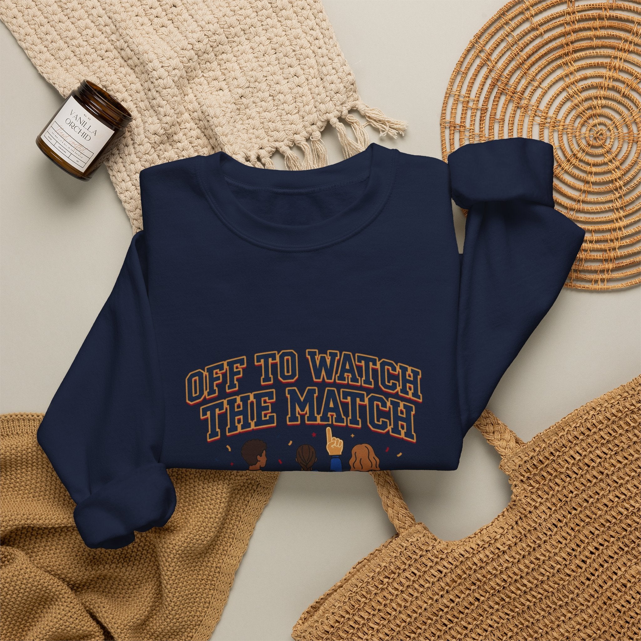 Off to Watch the Match Sweatshirt | soccer watch party, match-day outfit