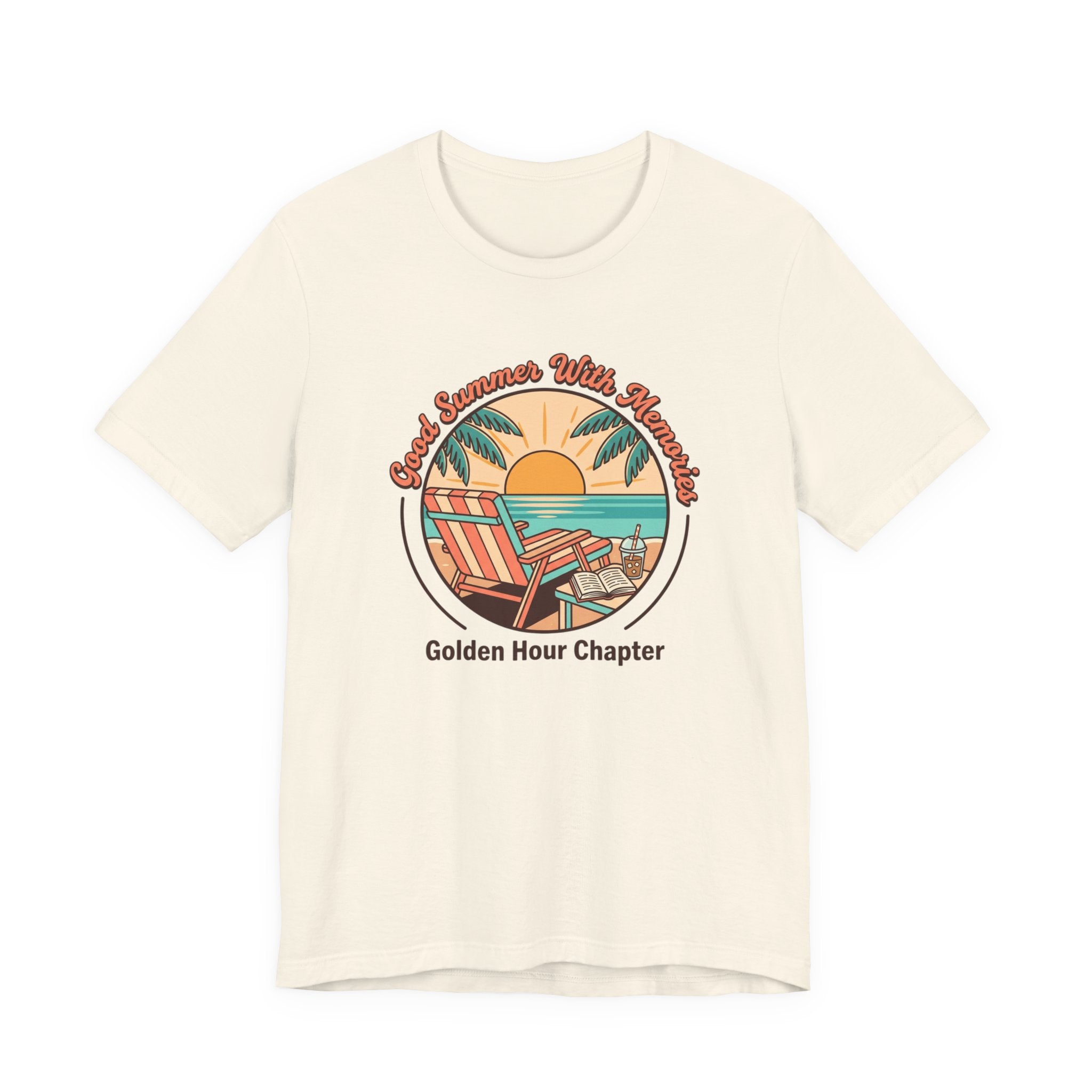 Golden Hour Beach Scene Tee | summer aesthetic, coastal vibes