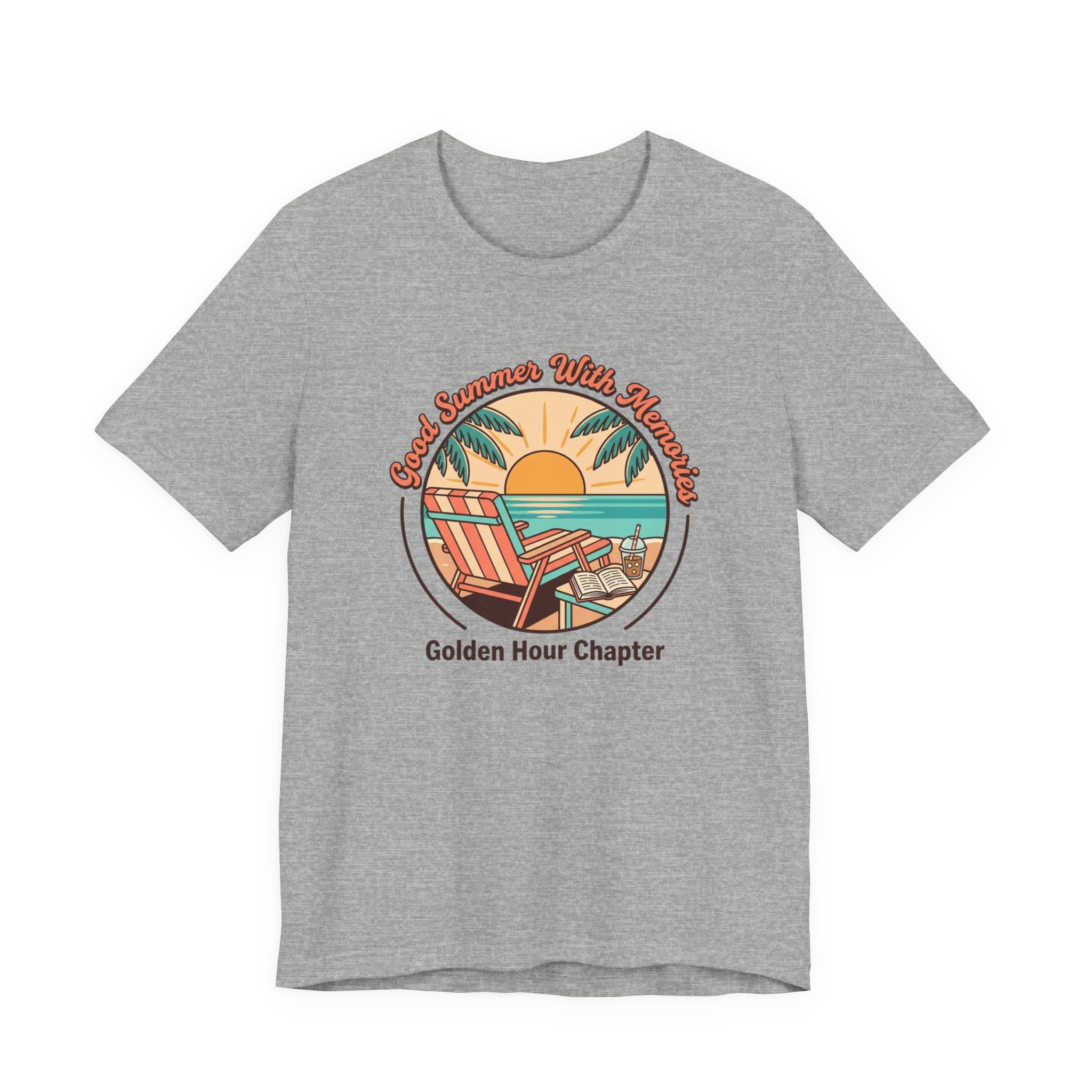 Golden Hour Beach Scene Tee | summer aesthetic, coastal vibes