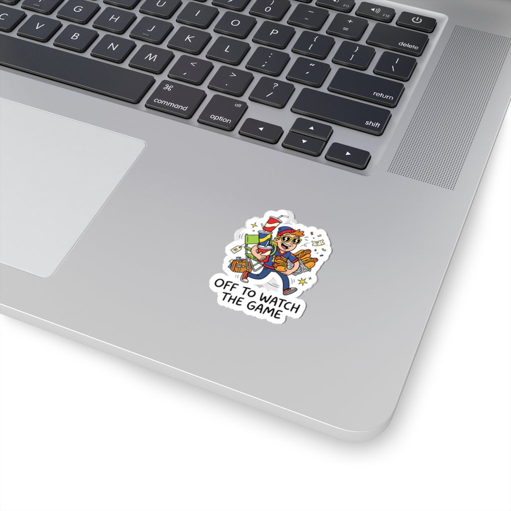 Off to Watch the Game Sticker | Soccer Watch Party, Country Colors