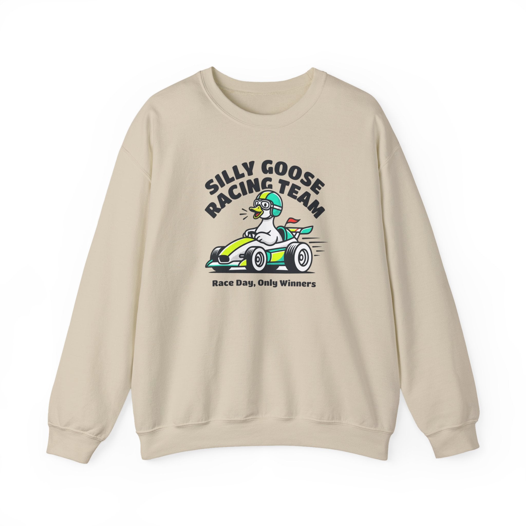 Silly Goose Racing Team Sweatshirt | racing, goose, motorsport