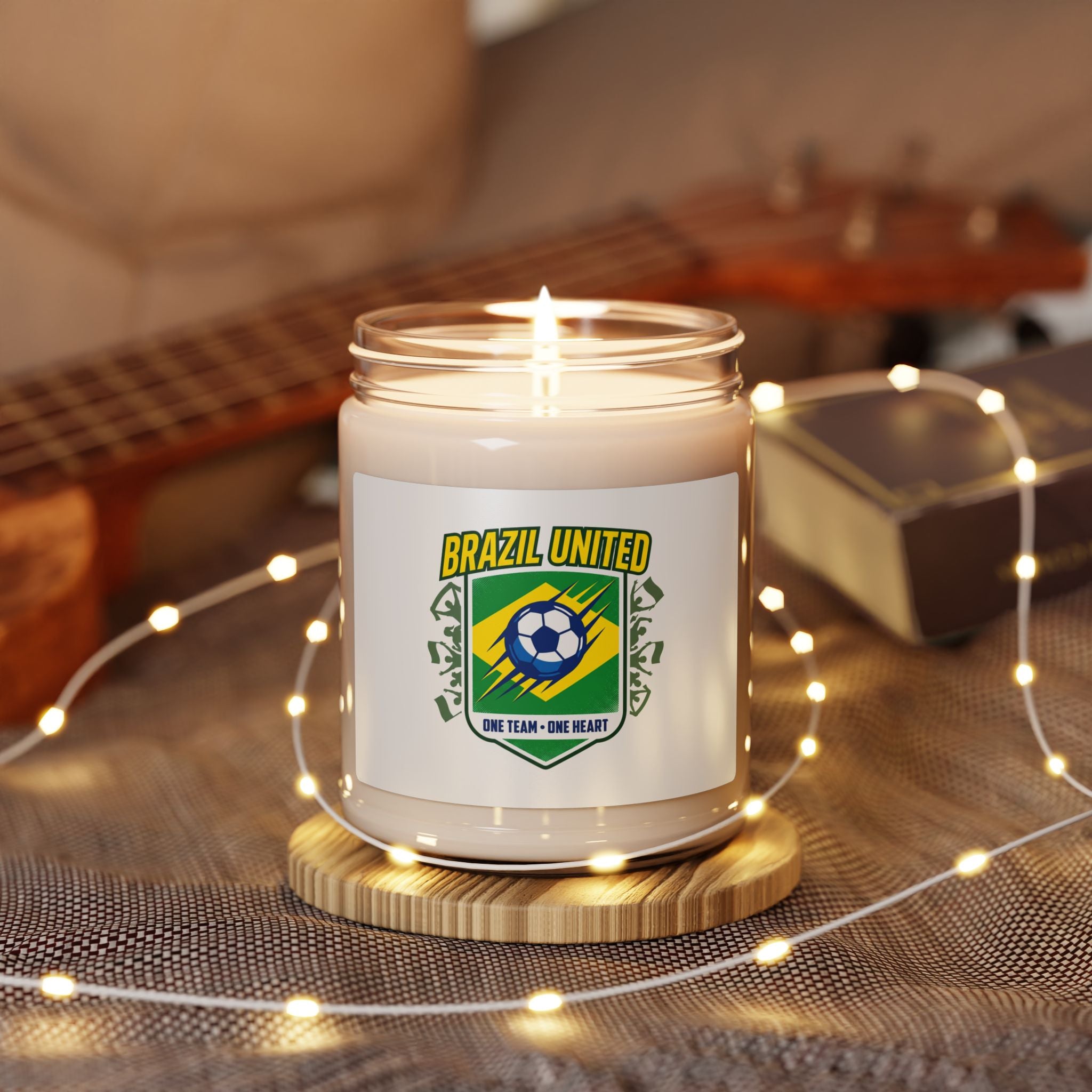 Brazil United Candle | Country Pride, Retro Soccer Supporters