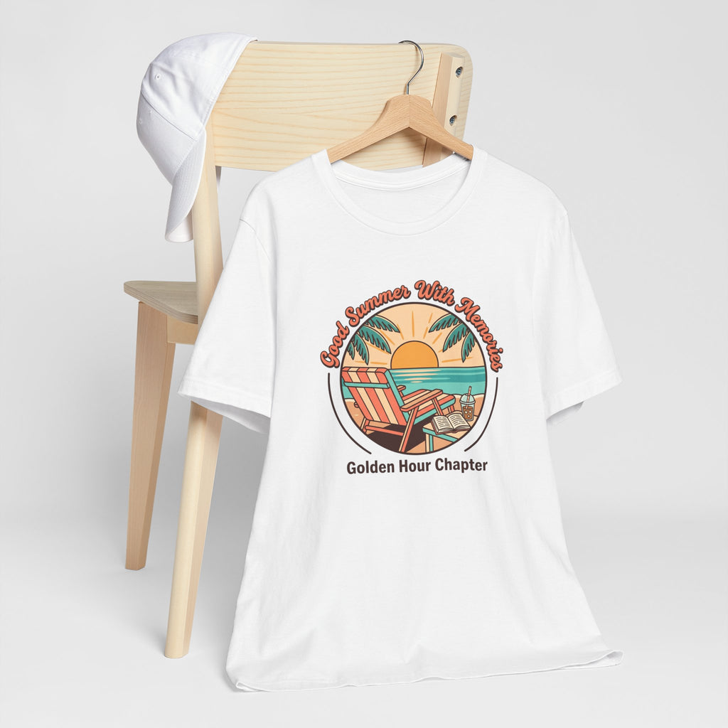 Golden Hour Beach Scene Tee | summer aesthetic, coastal vibes