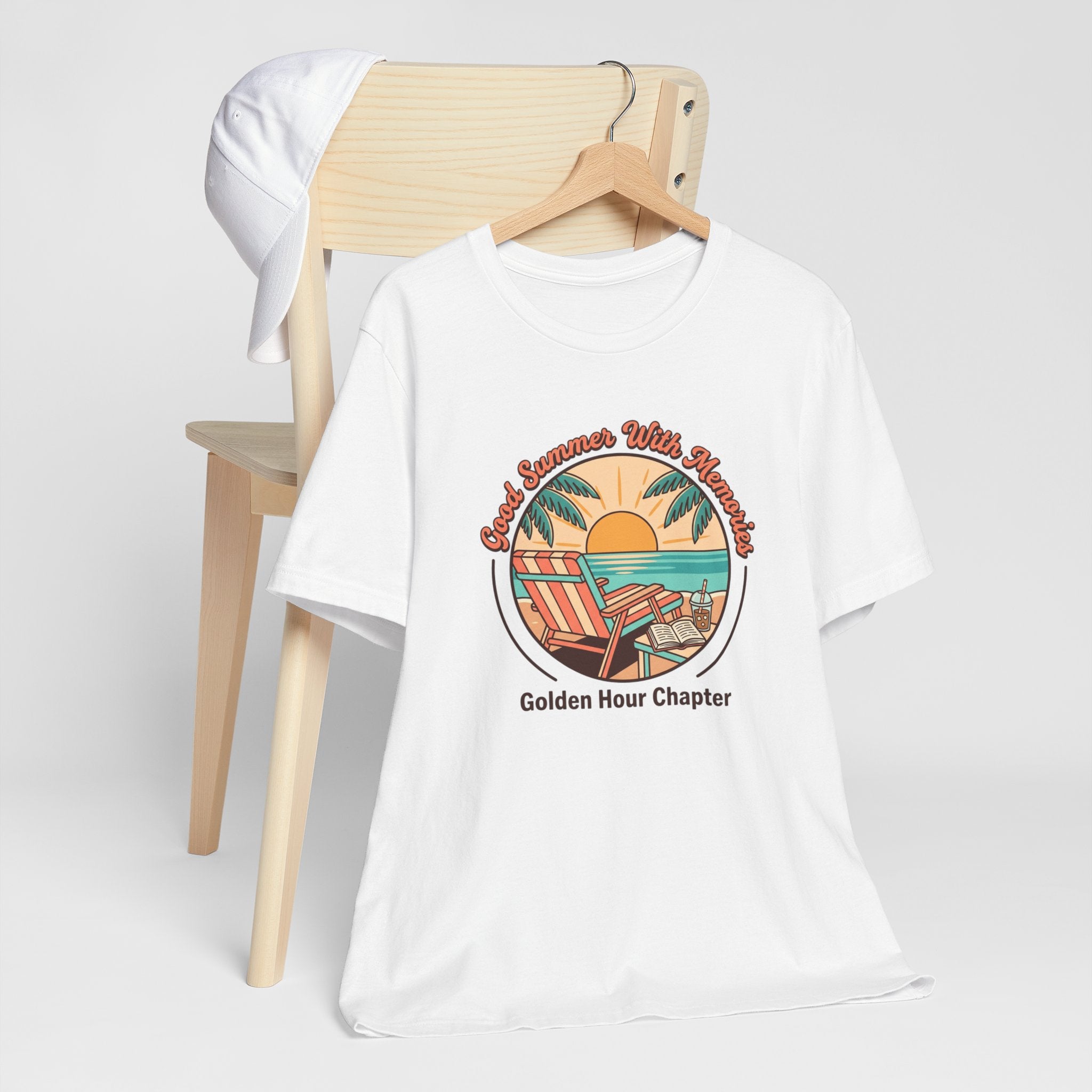 Golden Hour Beach Scene Tee | summer aesthetic, coastal vibes