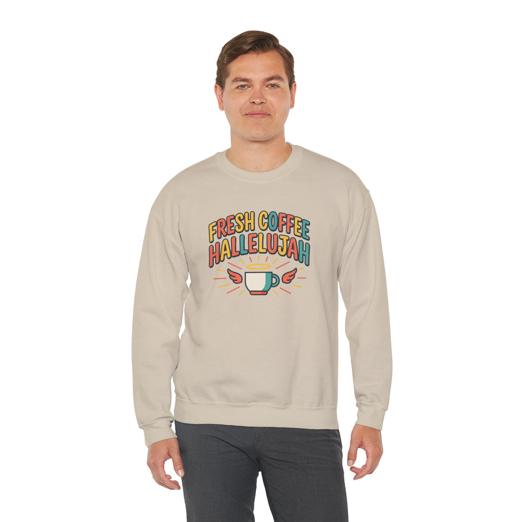 Fresh Coffee Hallelujah Sweatshirt | Everything Hallelujah