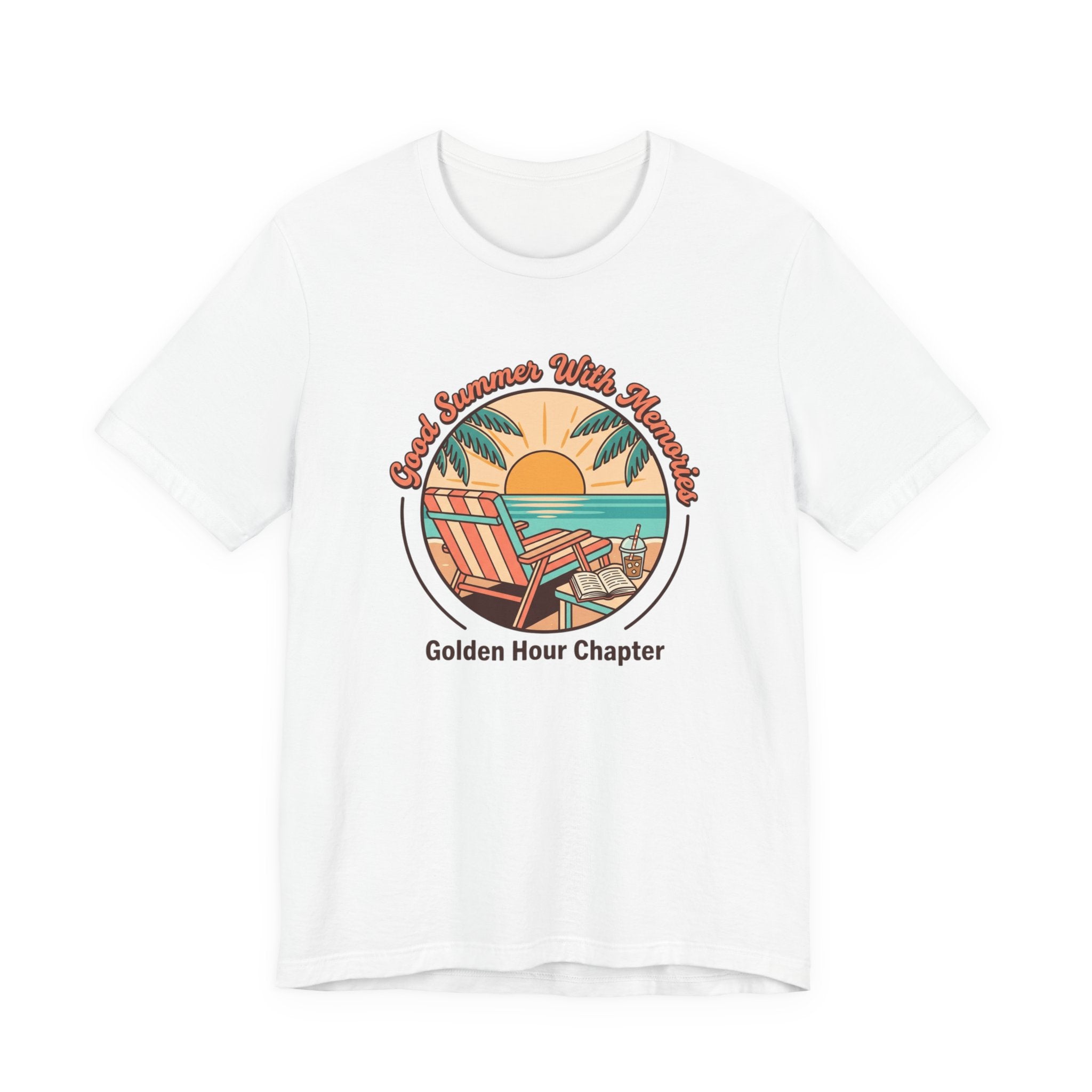 Golden Hour Beach Scene Tee | summer aesthetic, coastal vibes