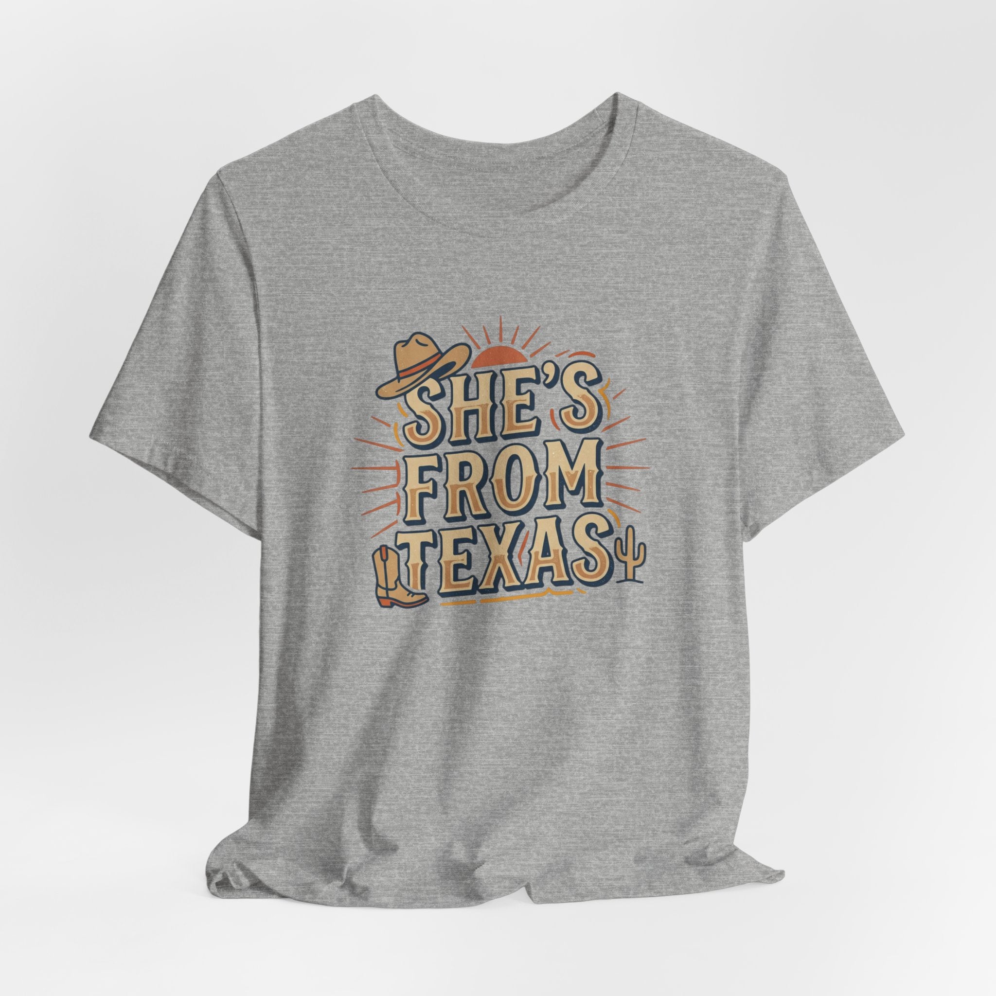 She’s From Texas T-Shirt | Lone Star, Cowgirl Southern Pride