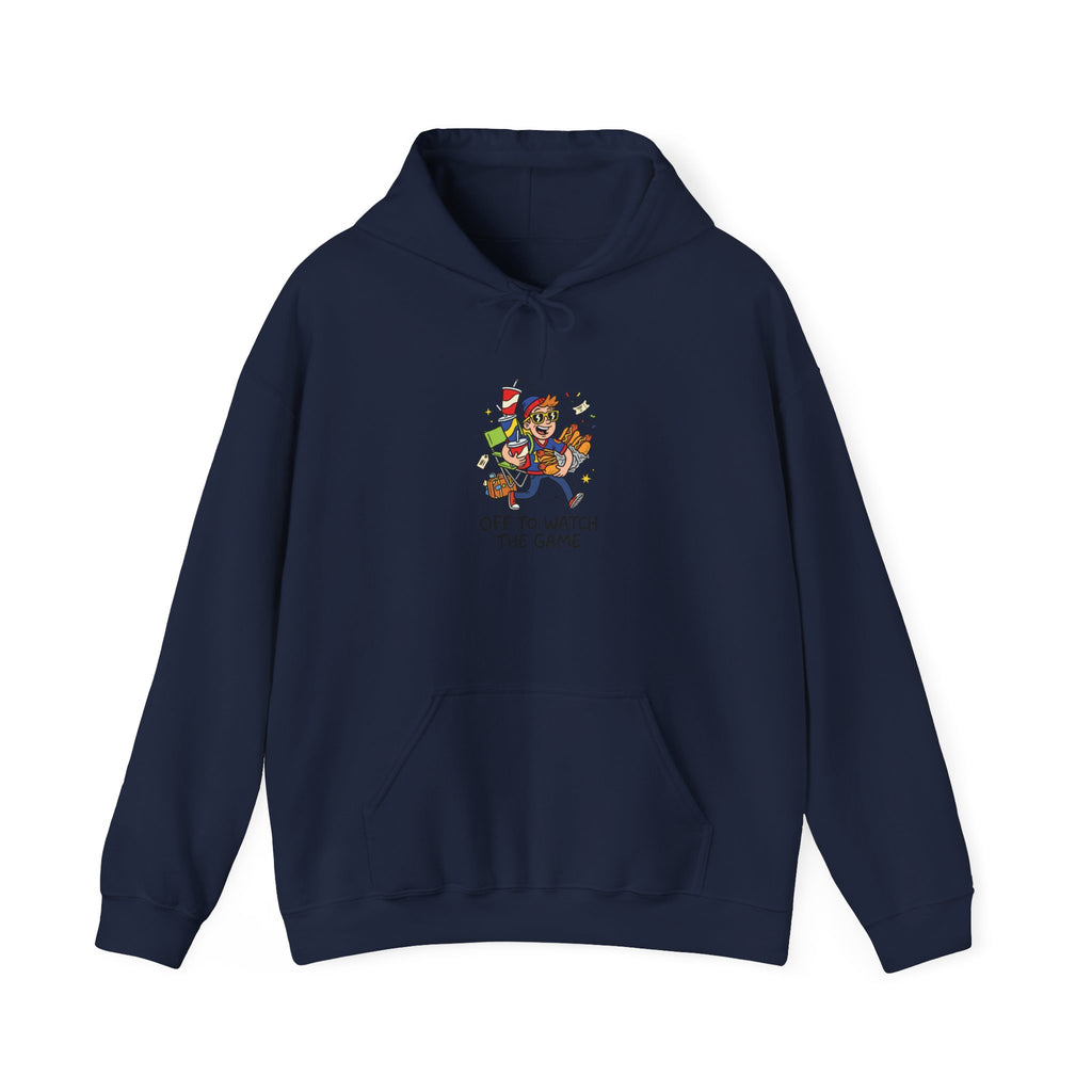 Off to Watch the Game Hoodie | soccer watch party, cozy hoodie