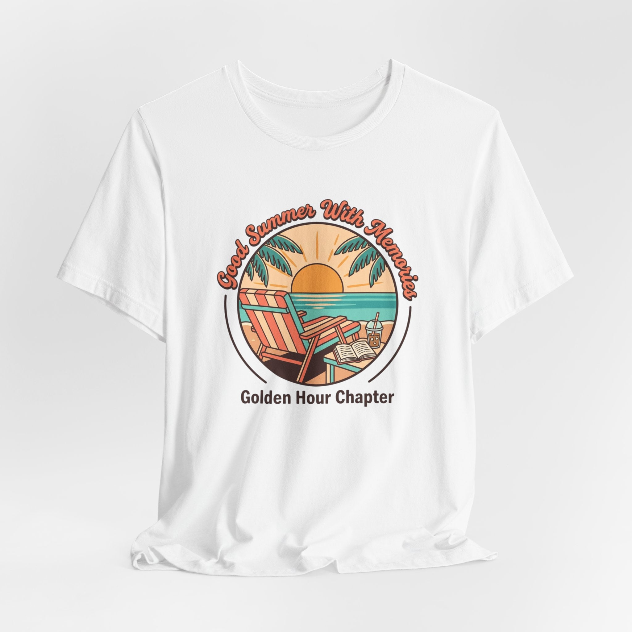 Golden Hour Beach Scene Tee | summer aesthetic, coastal vibes
