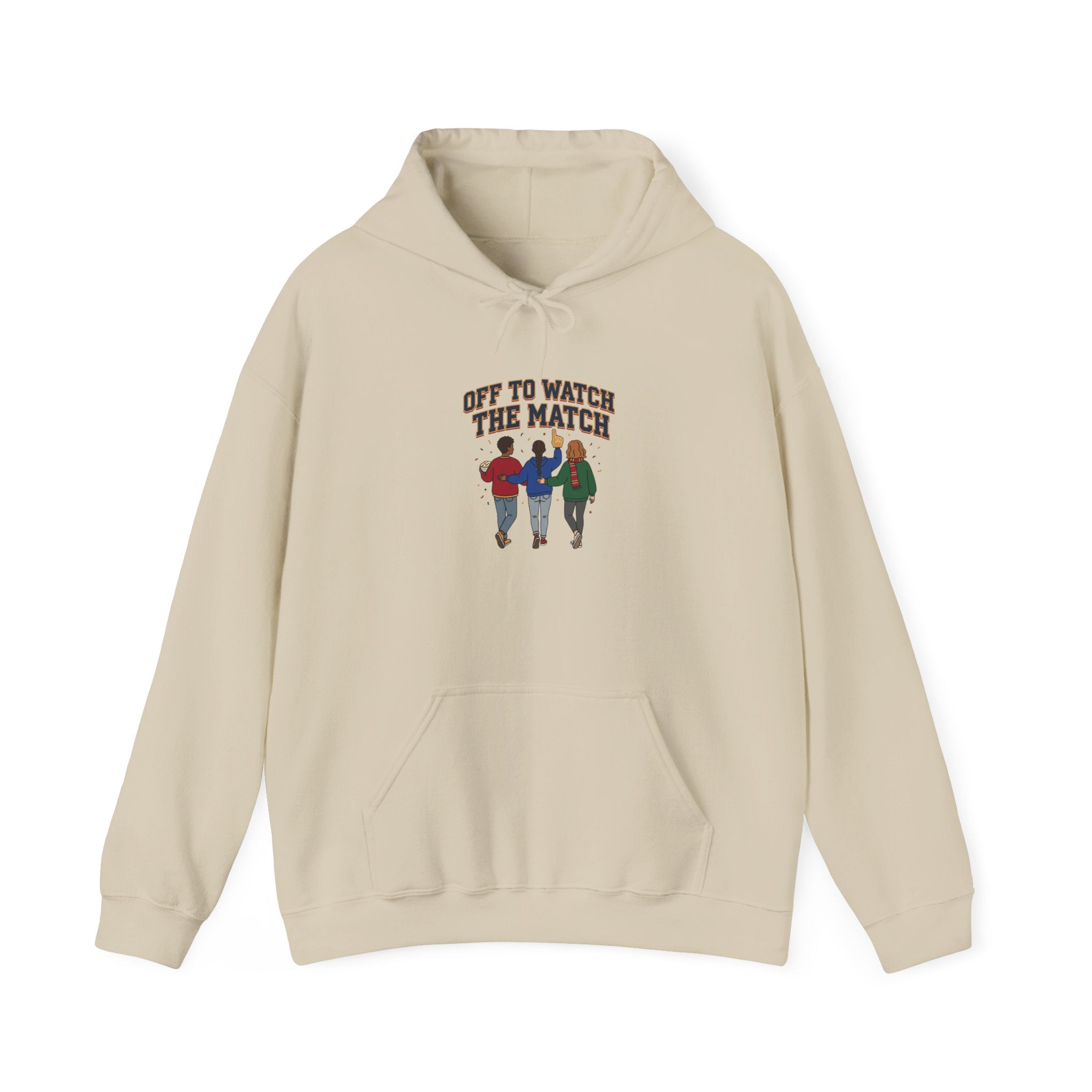 Off to Watch the Match Hoodie | soccer watch party, match-day outfit