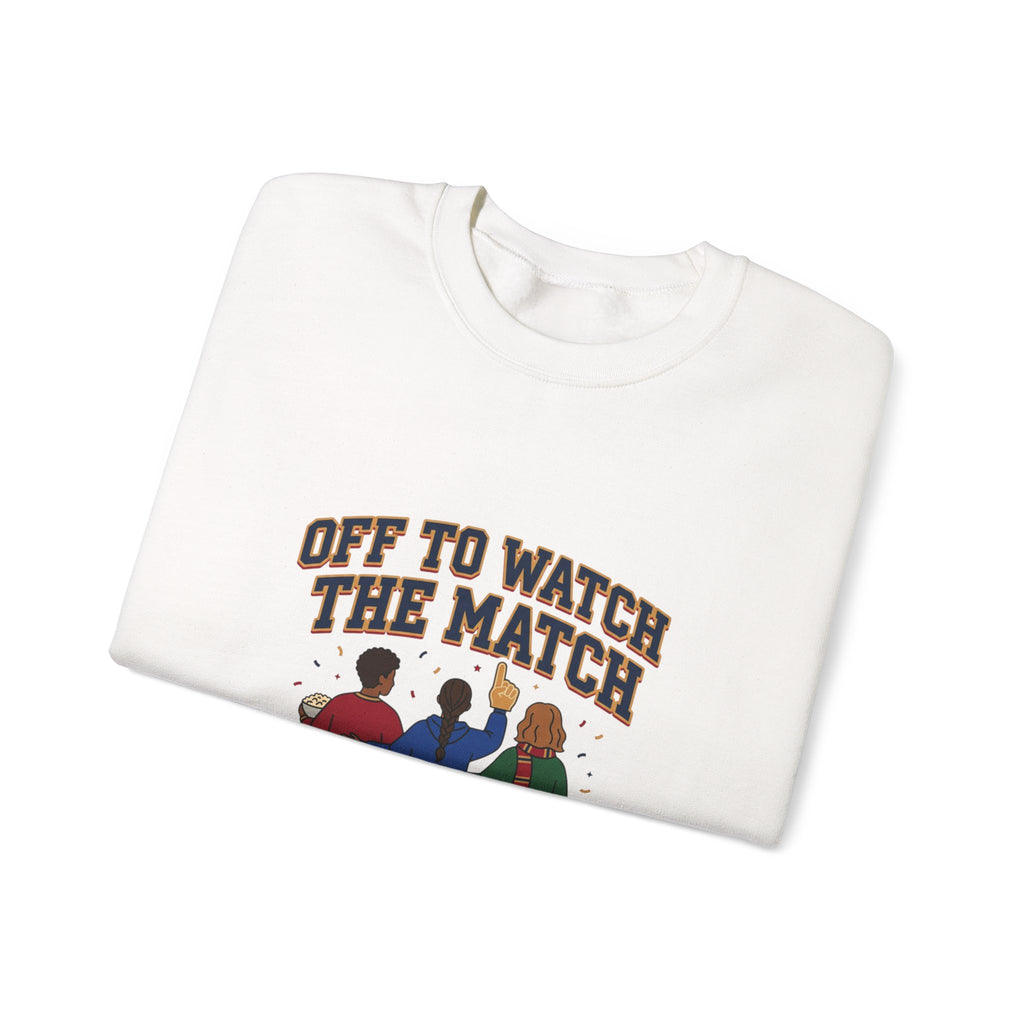Off to Watch the Match Sweatshirt | soccer watch party, match-day outfit