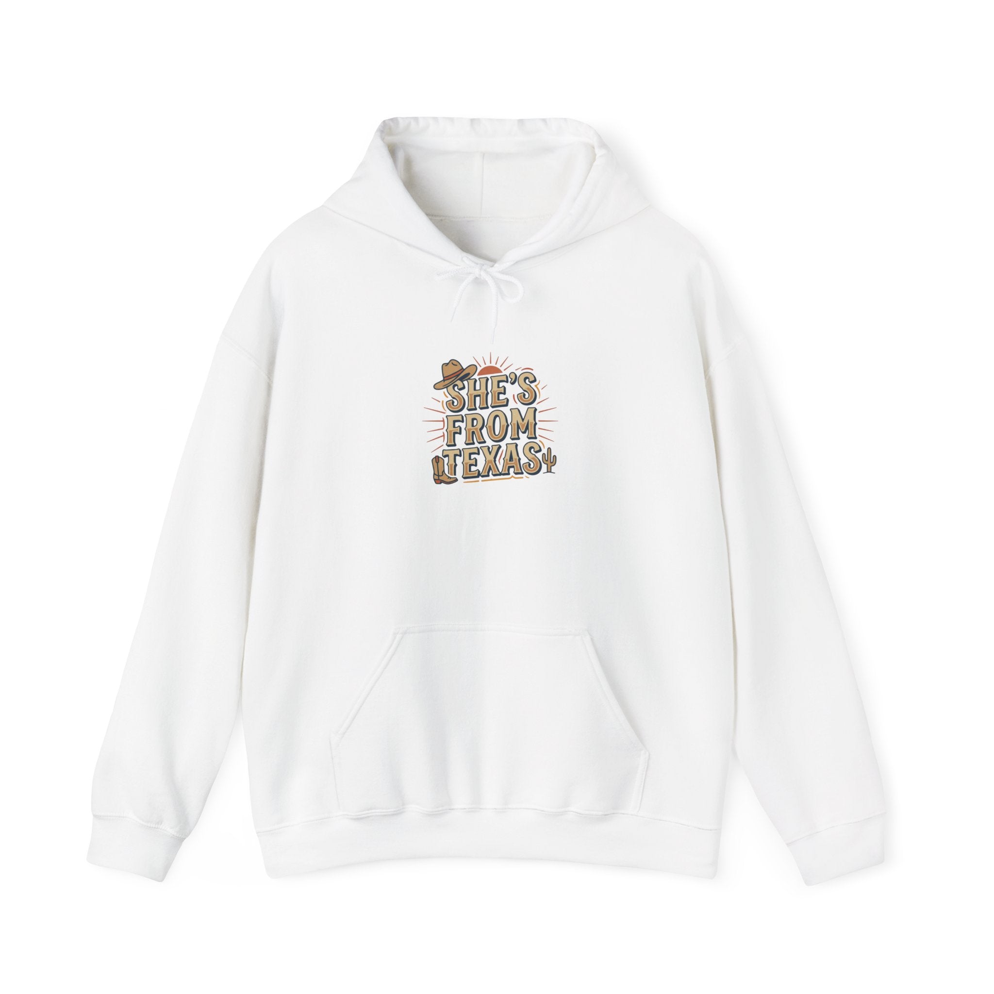 She's From Texas Hoodie | Lone Star, Southern Cowgirl Pride