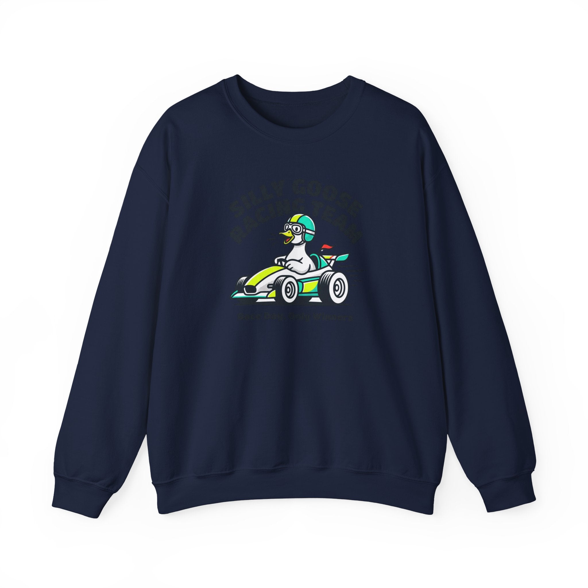 Silly Goose Racing Team Sweatshirt | racing, goose, motorsport