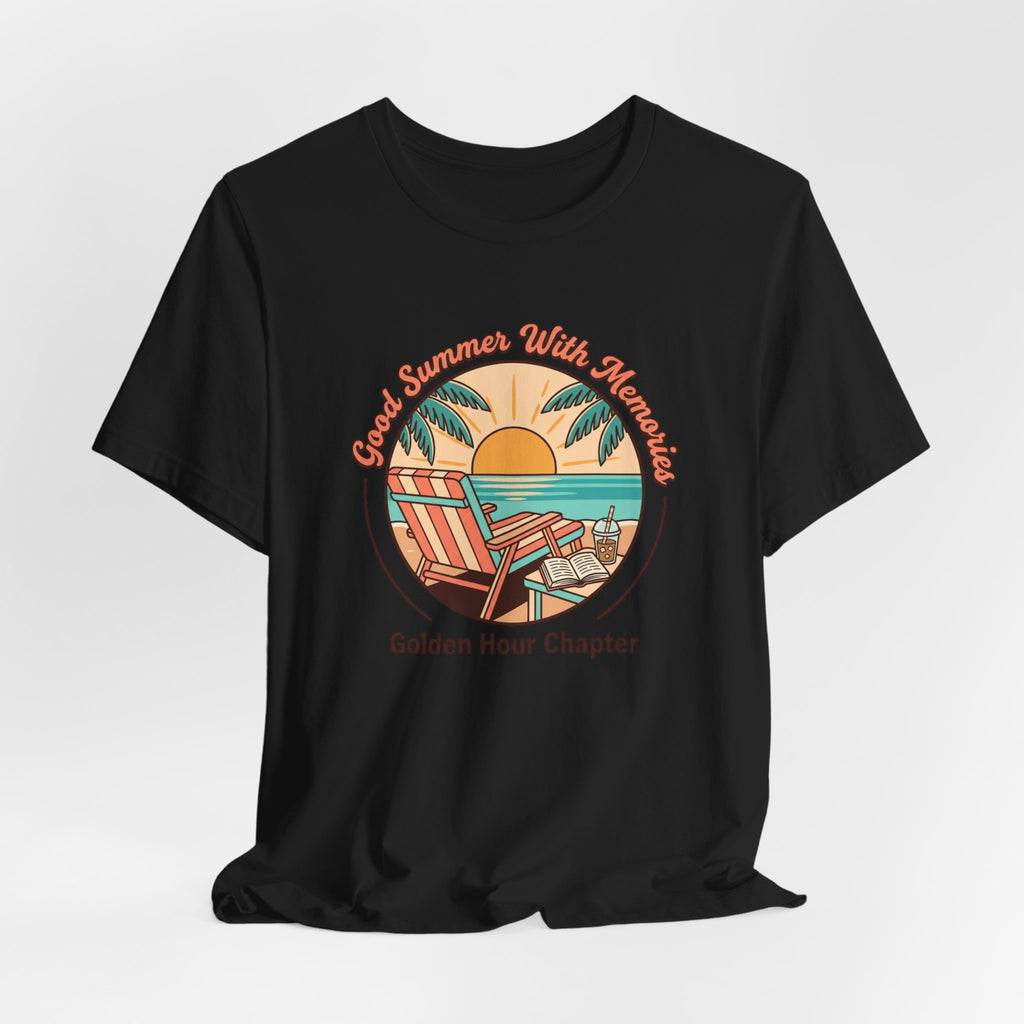 Golden Hour Beach Scene Tee | summer aesthetic, coastal vibes