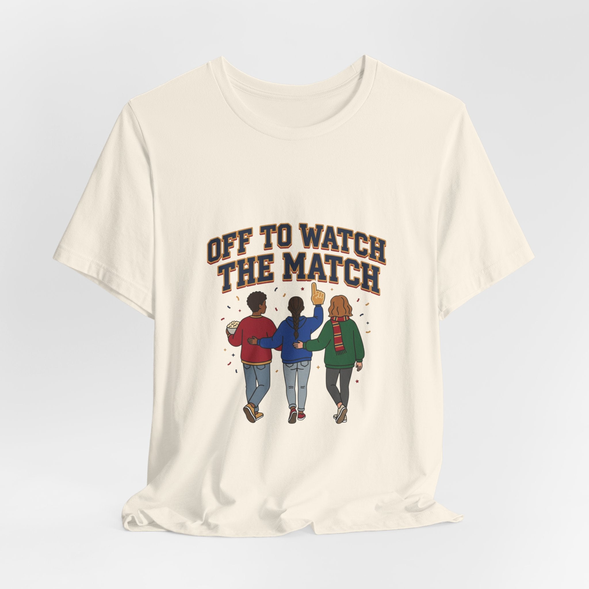 Off To Watch The Match Tee | soccer watch party, match-day outfit