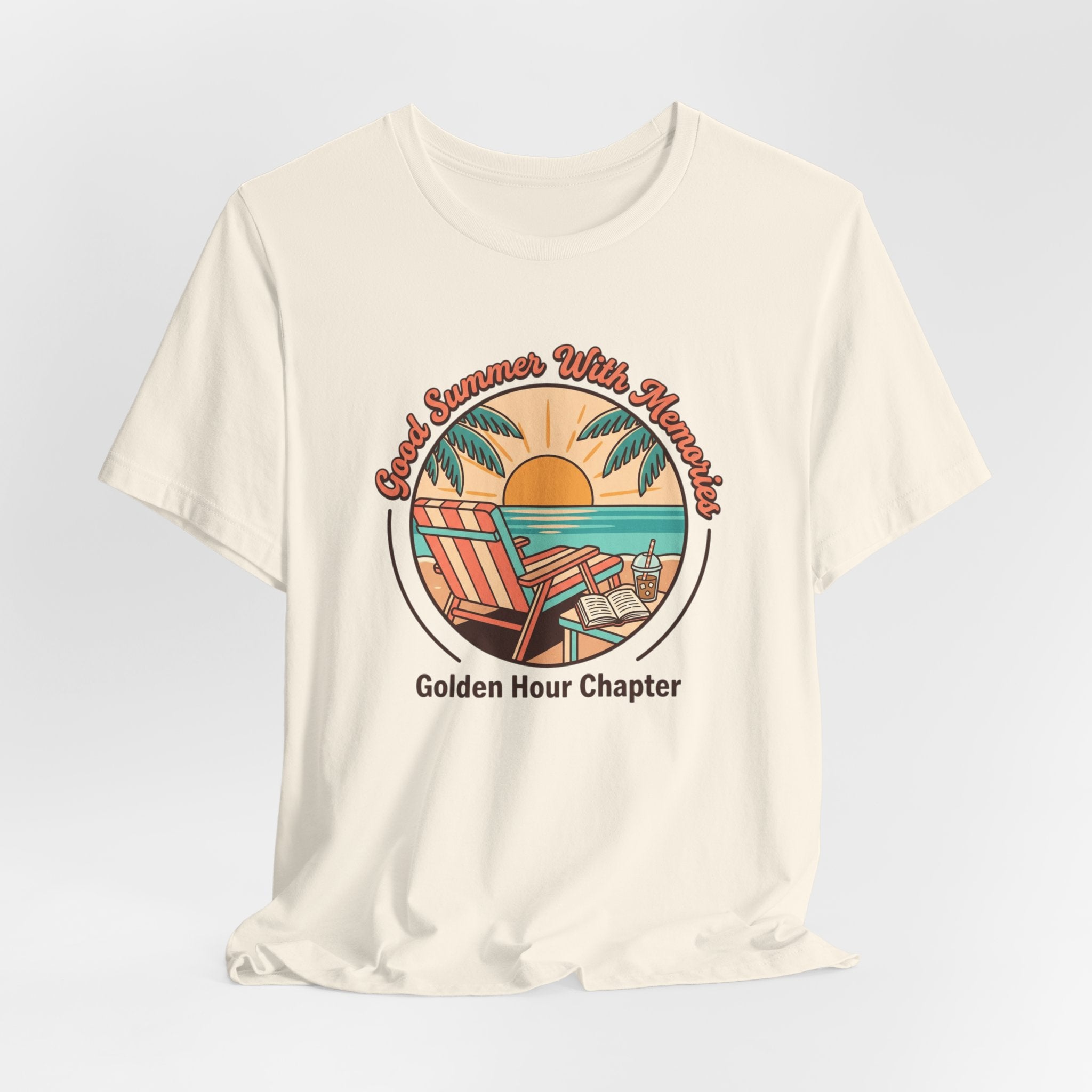 Golden Hour Beach Scene Tee | summer aesthetic, coastal vibes