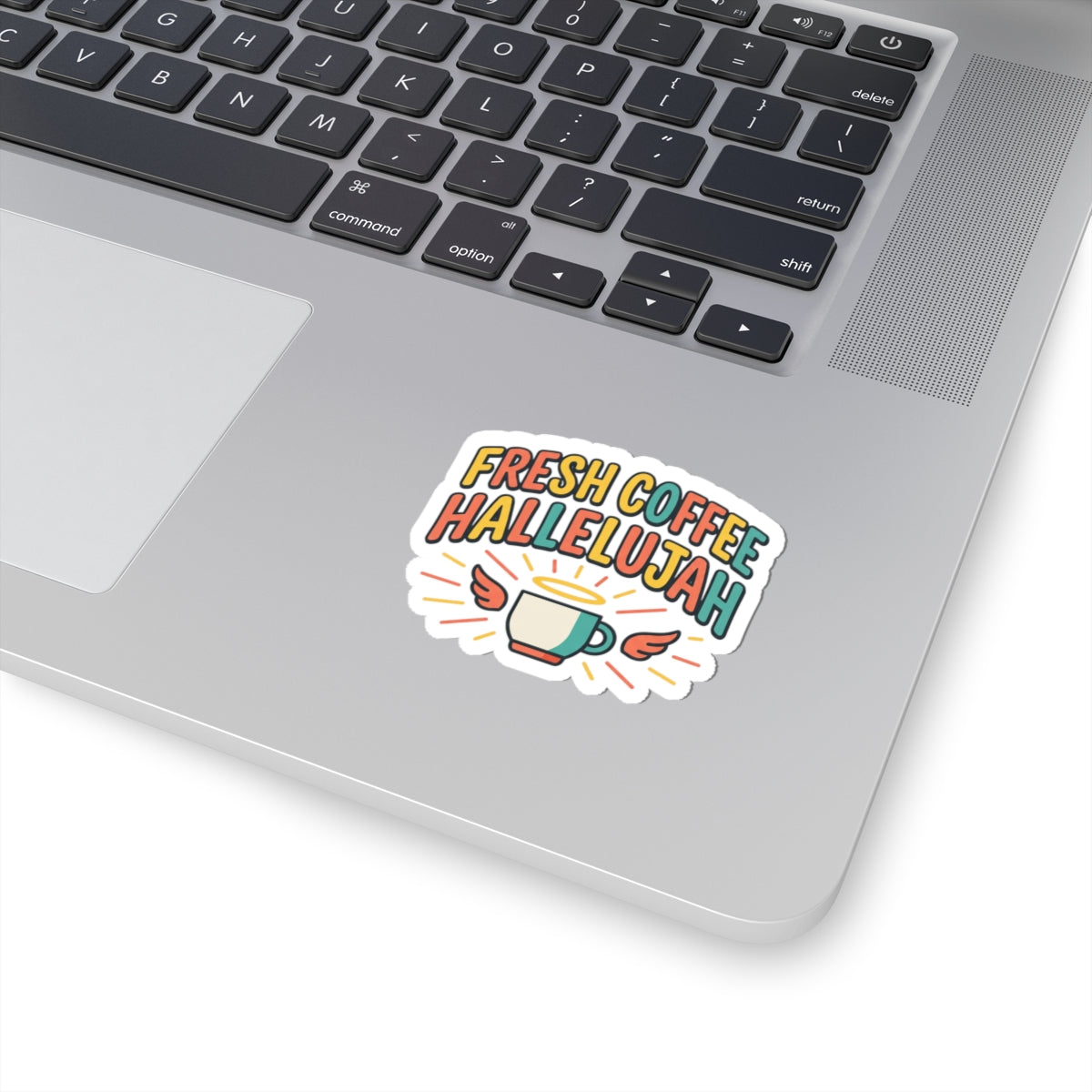 Fresh Coffee Hallelujah Sticker | coffee hallelujah, micro-joy vinyl