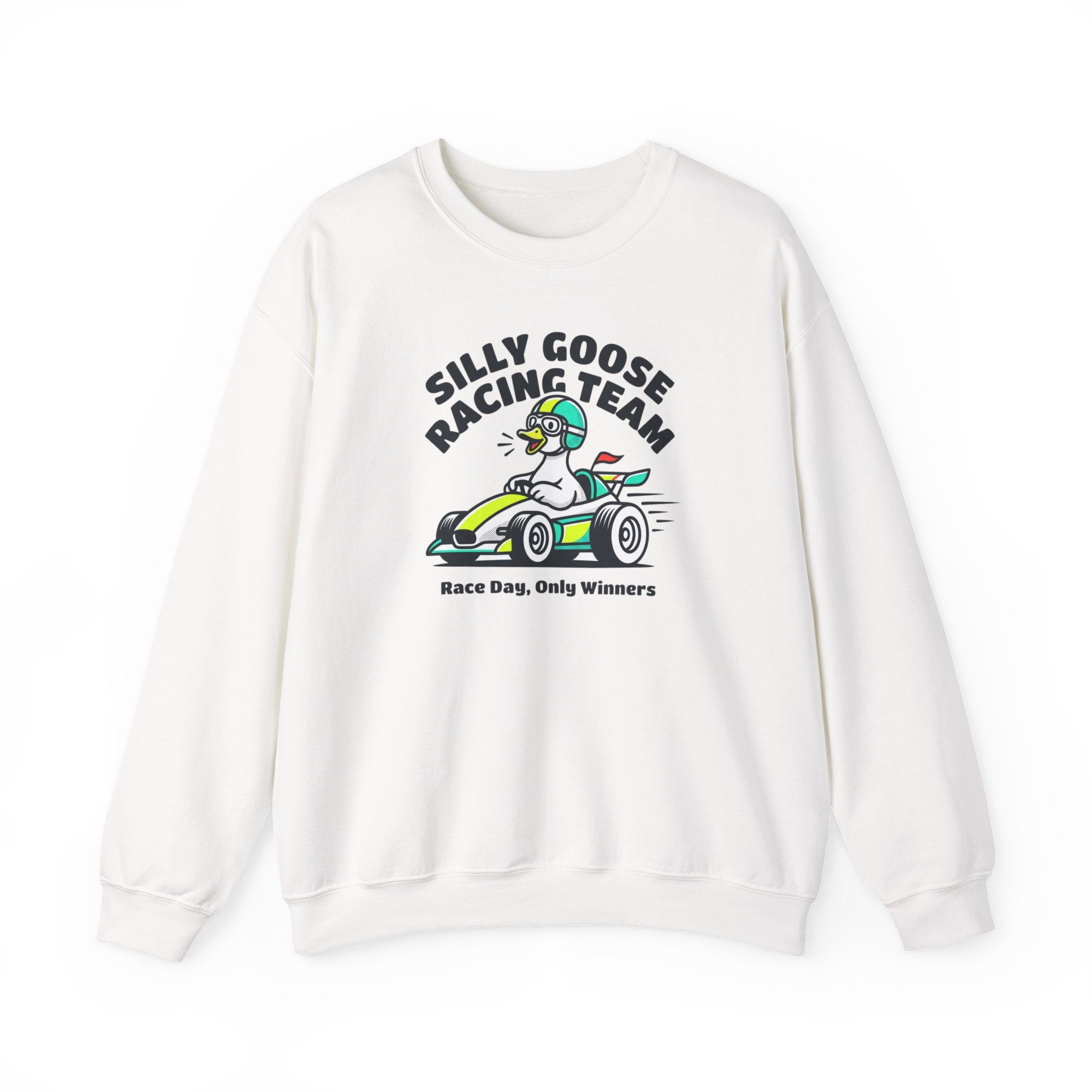Silly Goose Racing Team Sweatshirt | racing, goose, motorsport