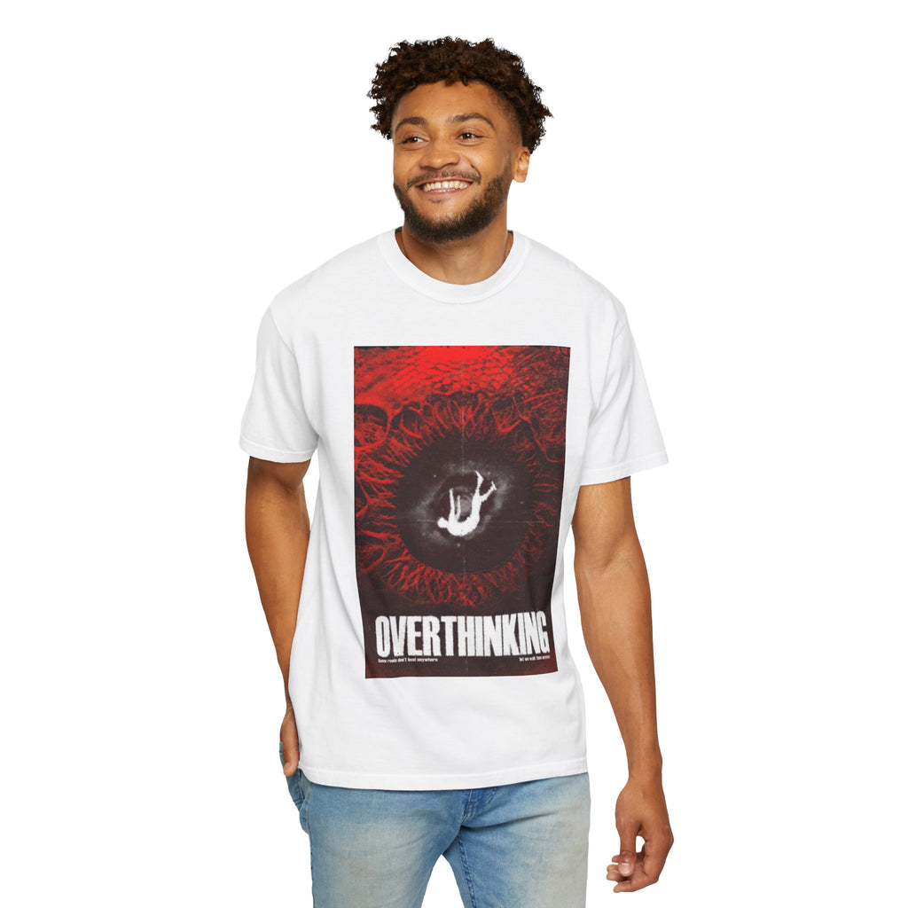 Overthinking Red Eye Graphic Tee — Heavyweight Studio Drop