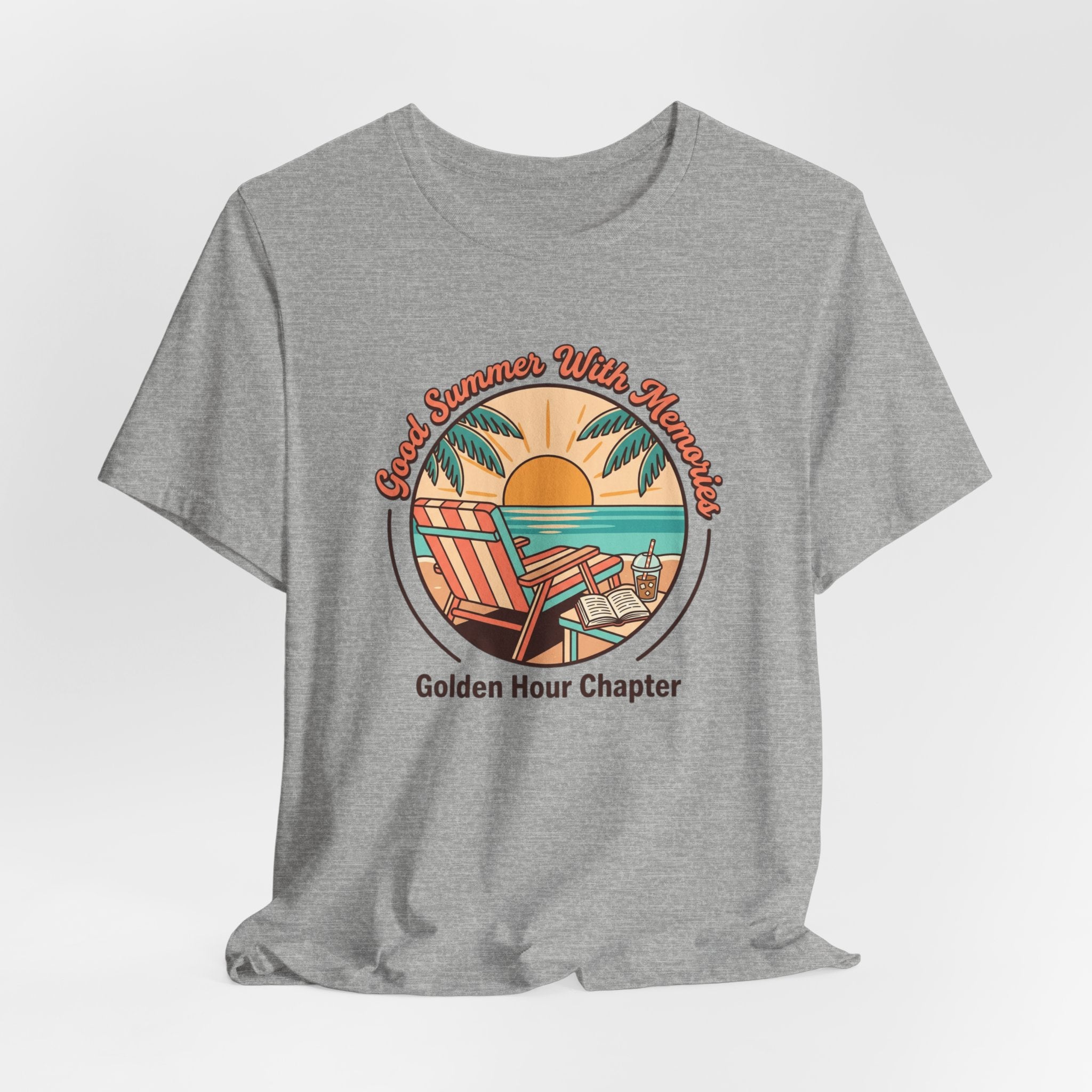 Golden Hour Beach Scene Tee | summer aesthetic, coastal vibes
