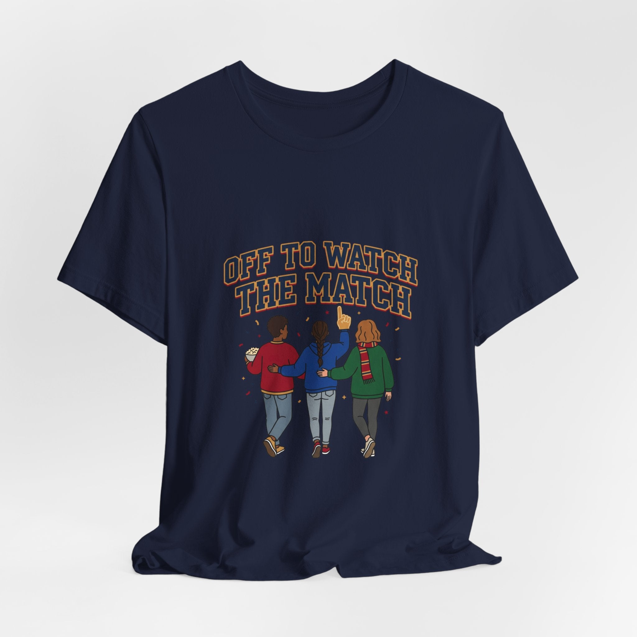 Off To Watch The Match Tee | soccer watch party, match-day outfit