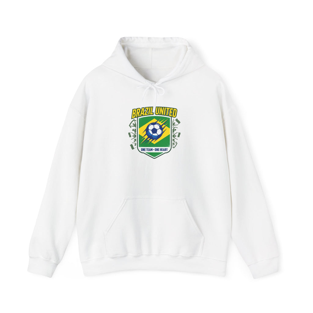 Brazil United Crest Hoodie | country pride, retro soccer