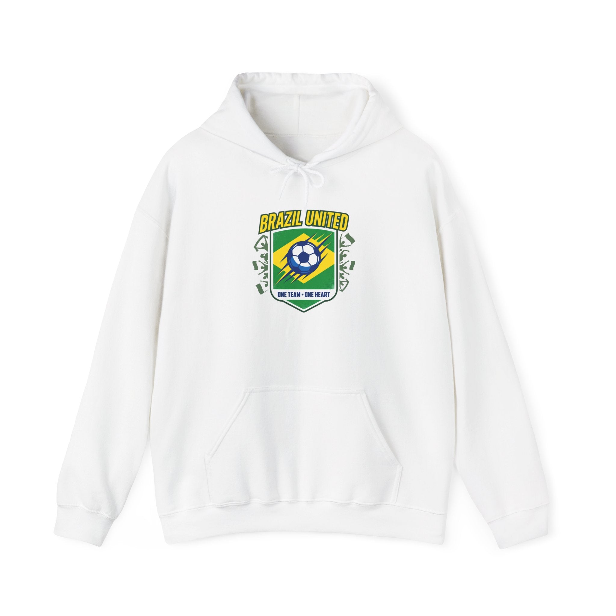 Brazil United Crest Hoodie | country pride, retro soccer