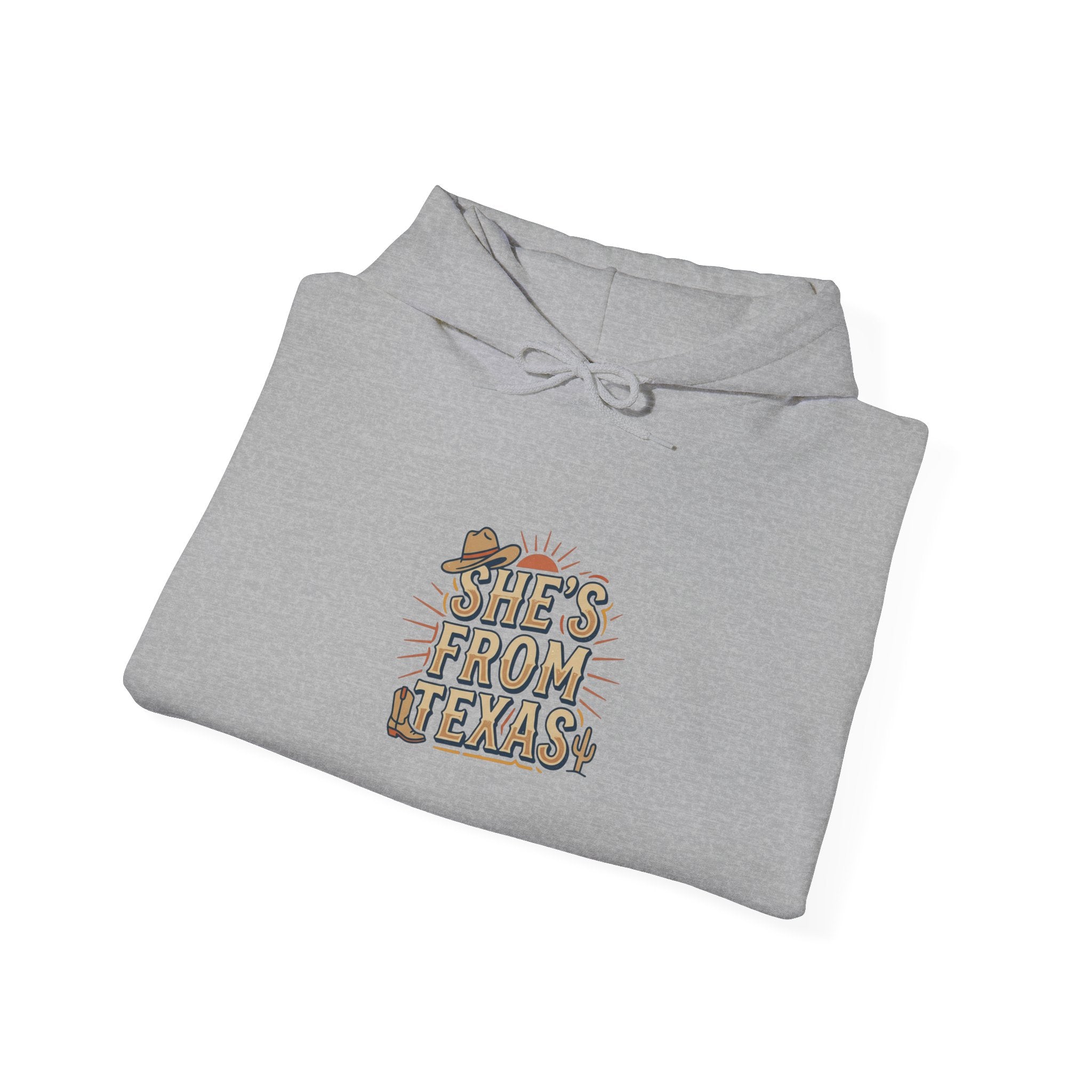 She's From Texas Hoodie | Lone Star, Southern Cowgirl Pride