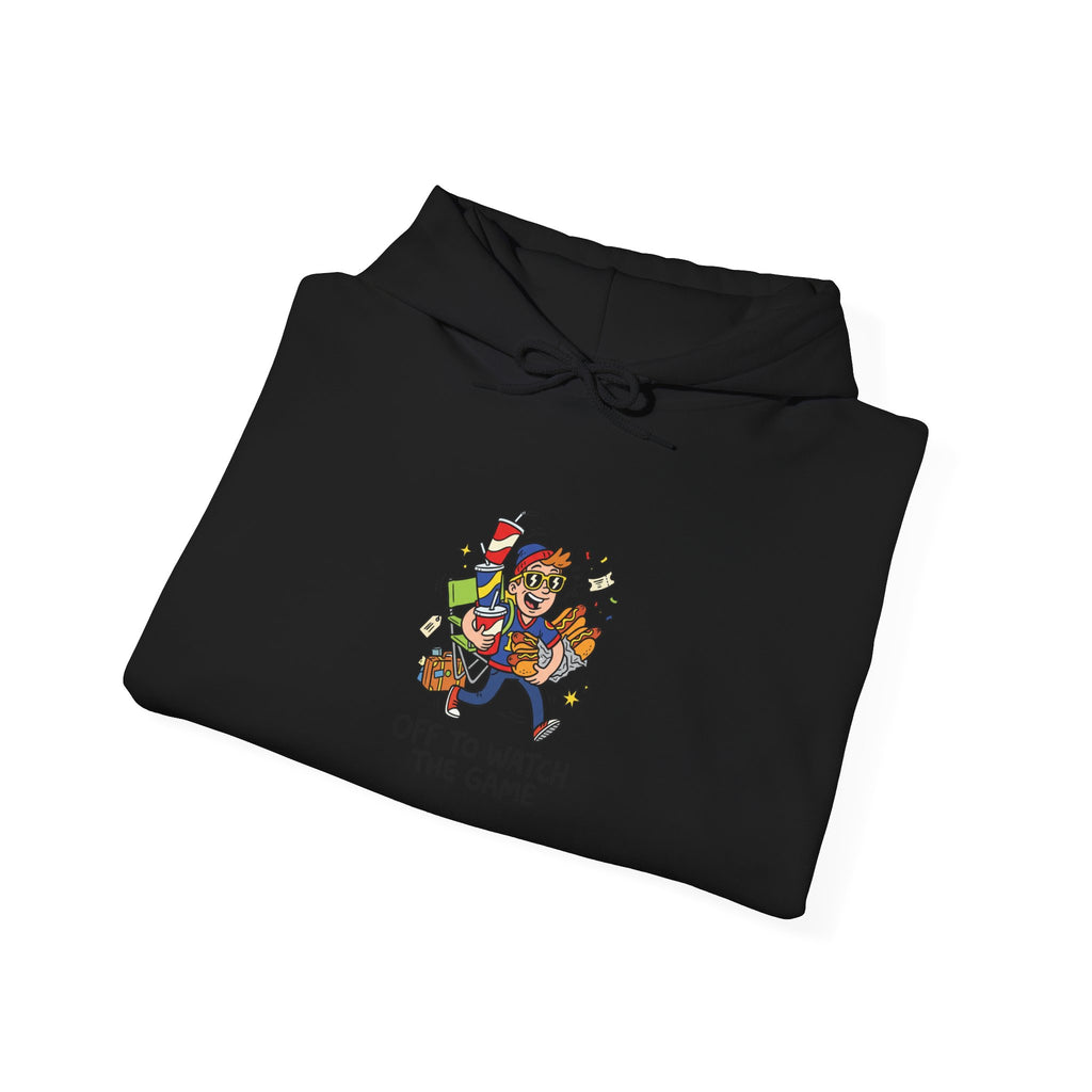 Off to Watch the Game Hoodie | soccer watch party, cozy hoodie