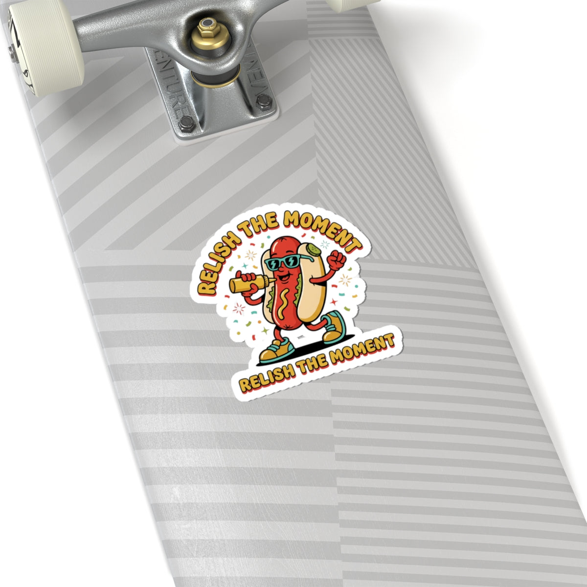 Relish the Moment Hot Dog Sticker | BBQ, Fourth of July, Patriotic
