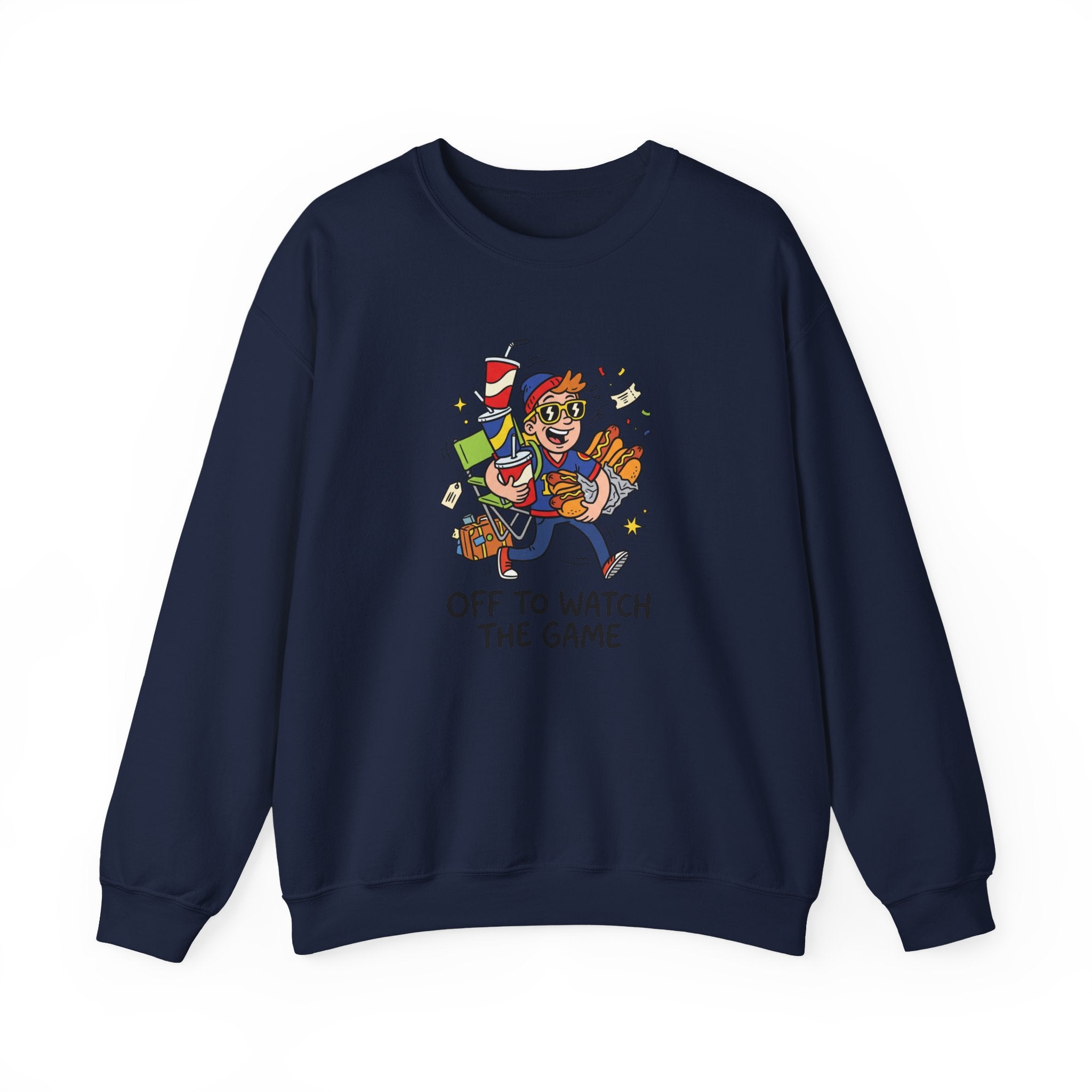 Off to Watch the Game Crewneck Sweatshirt | soccer watch party, match-day outfit