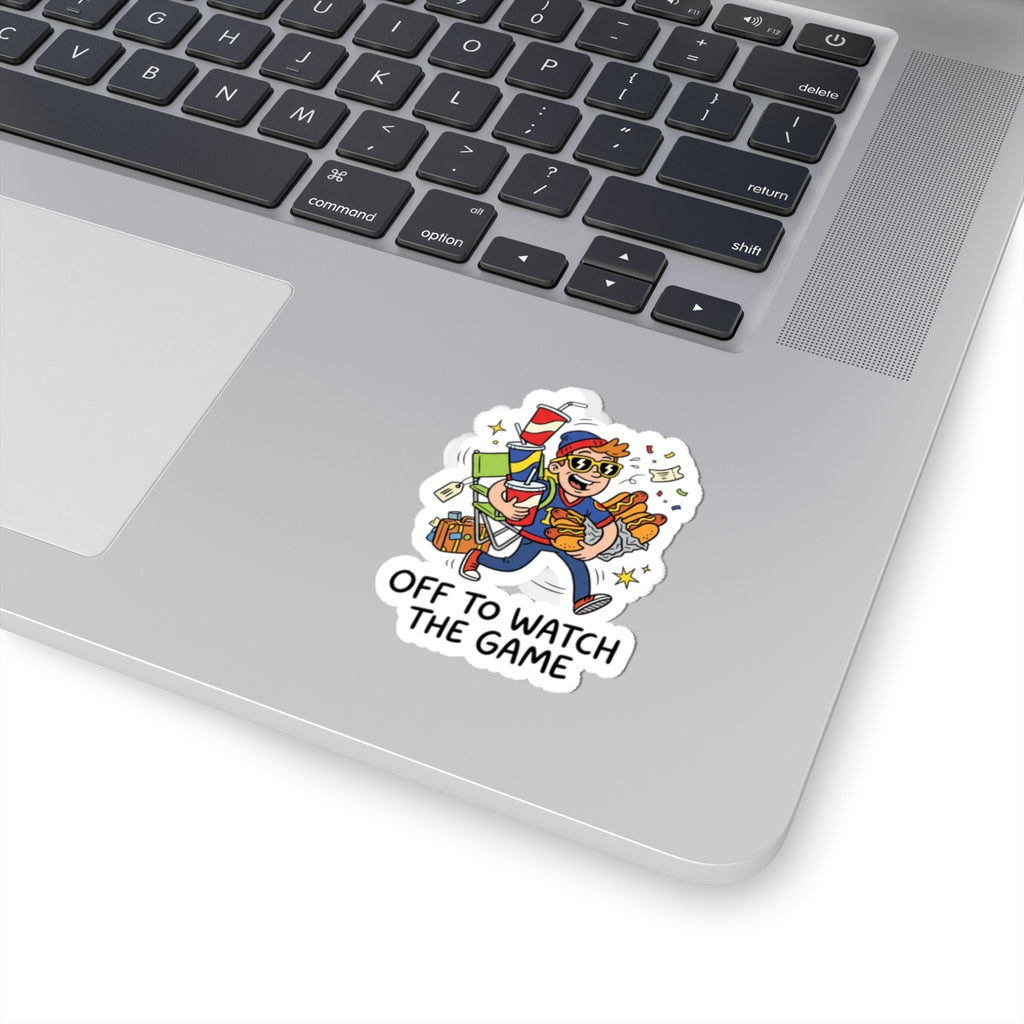 Off to Watch the Game Sticker | Soccer Watch Party, Country Colors