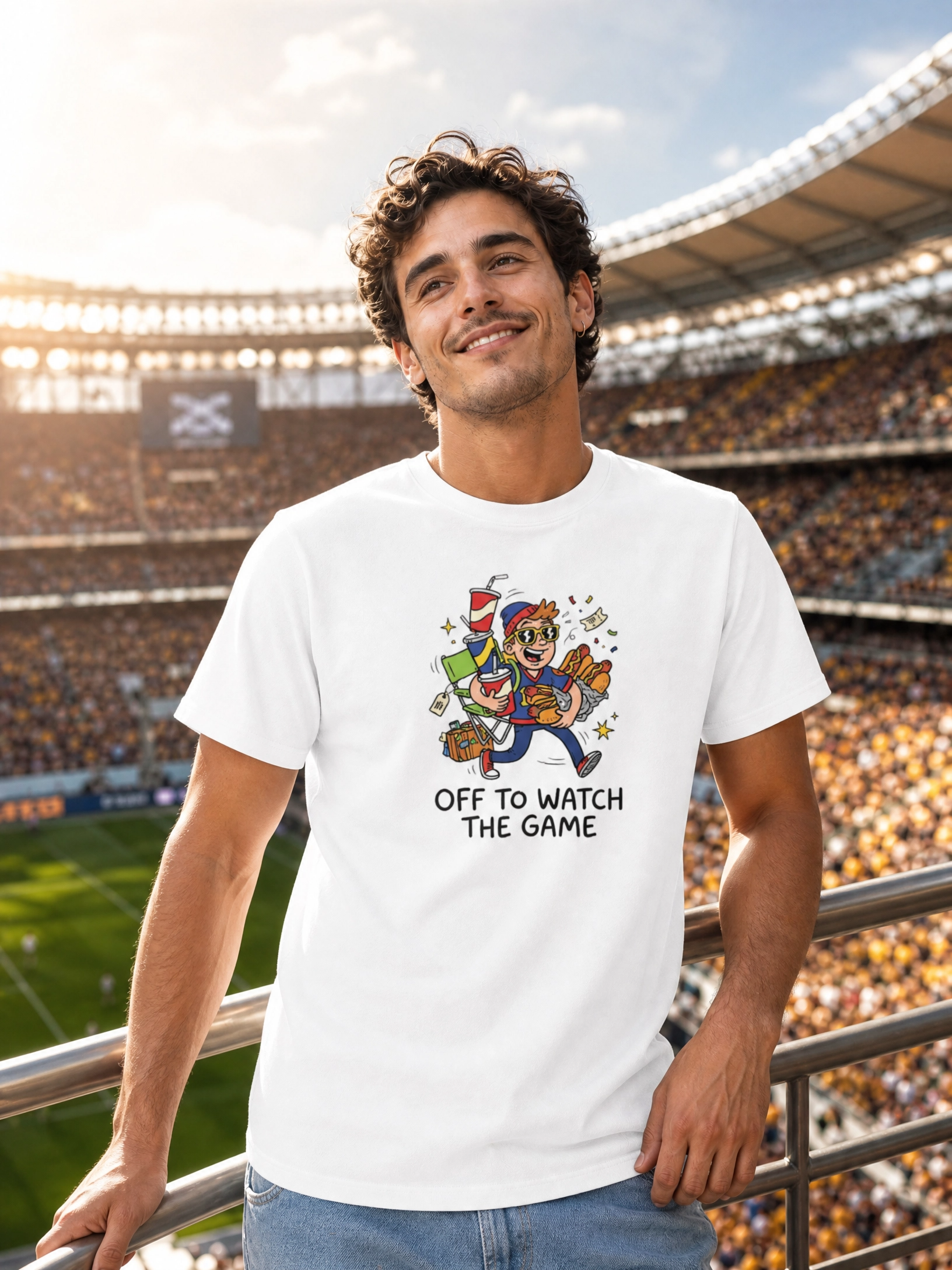 Off to Watch the Game Tee