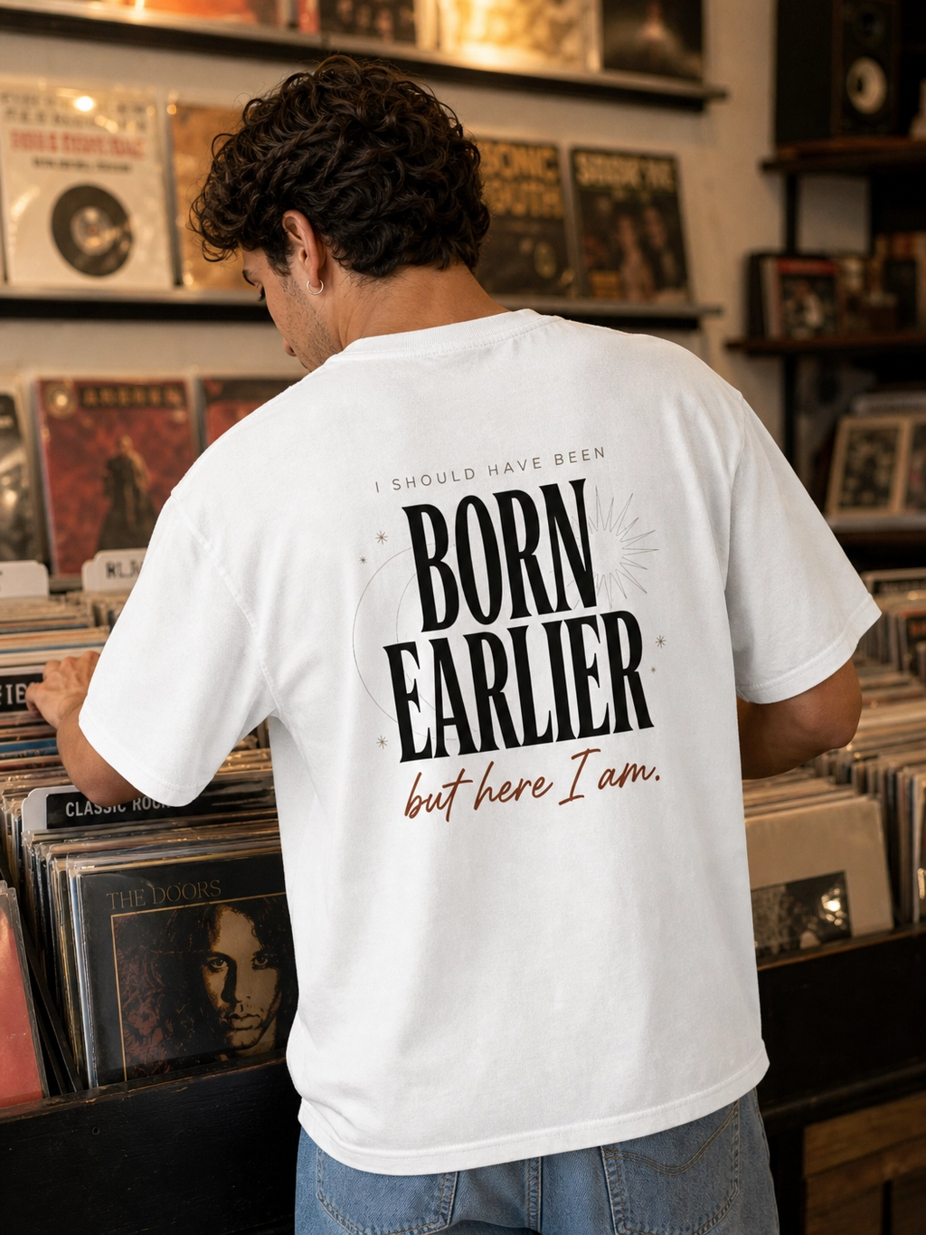Born Earlier But Here I Am T-Shirt — Premature Birth Awareness Tee