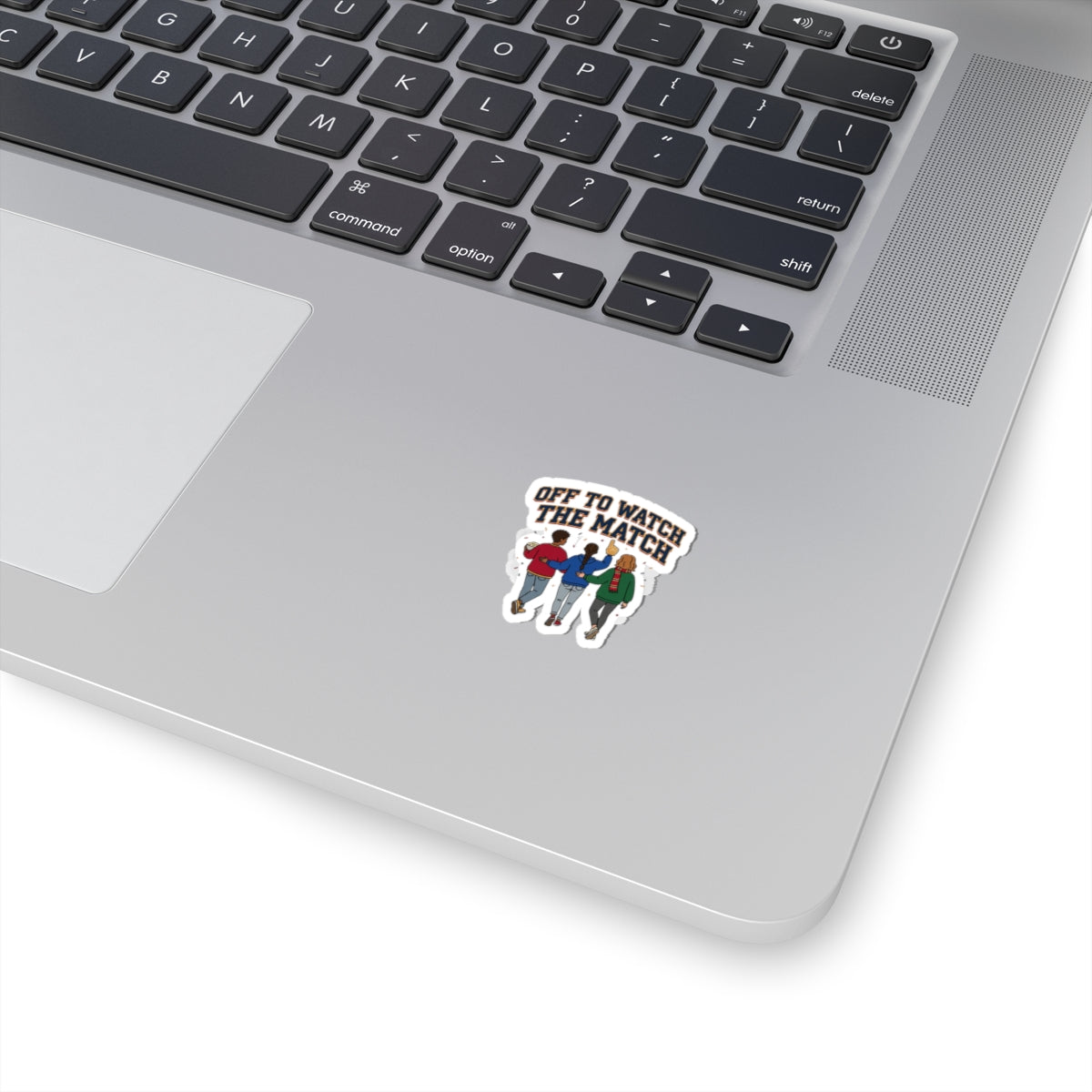 Off to Watch the Match Kiss-Cut Sticker | soccer watch party, country colors