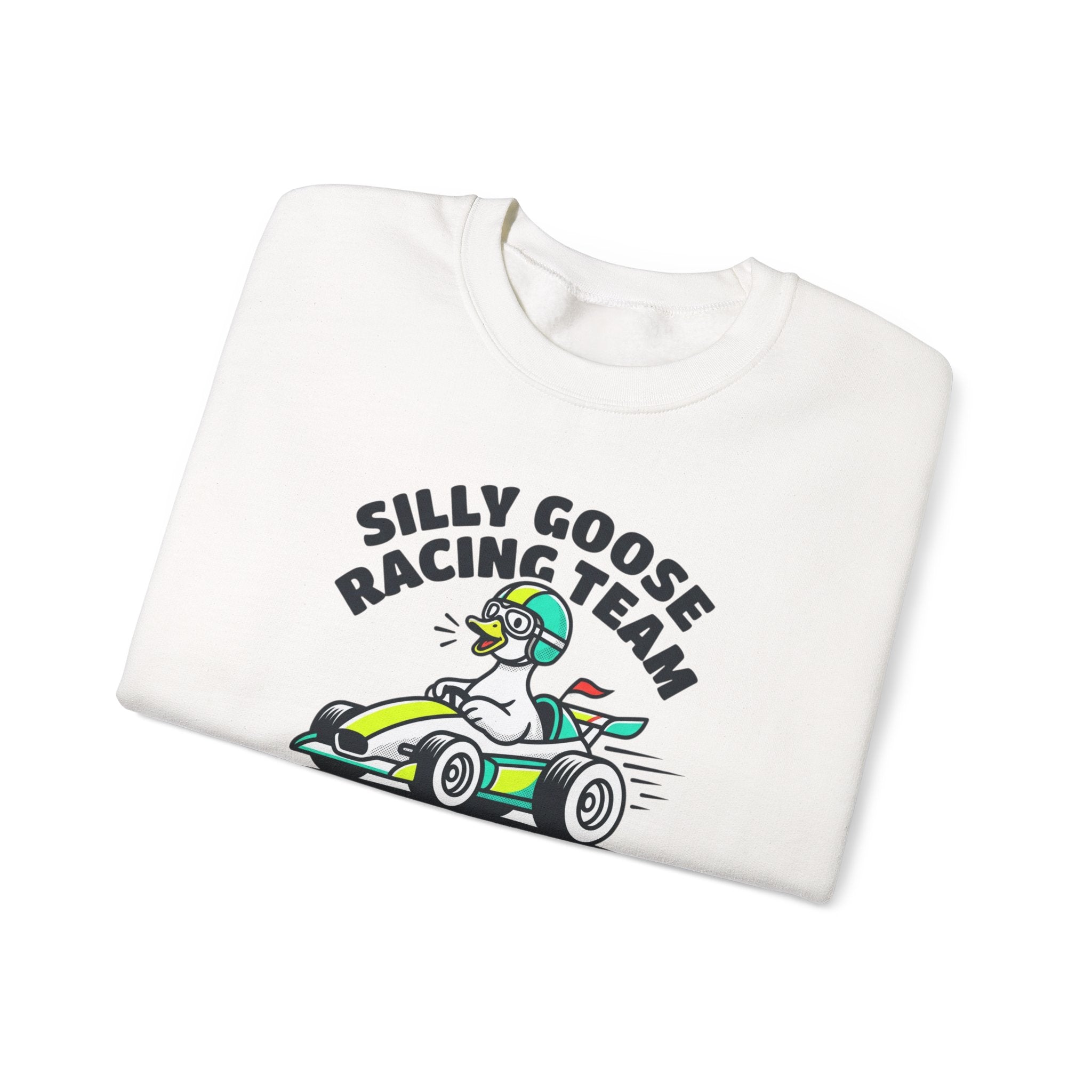Silly Goose Racing Team Sweatshirt | racing, goose, motorsport