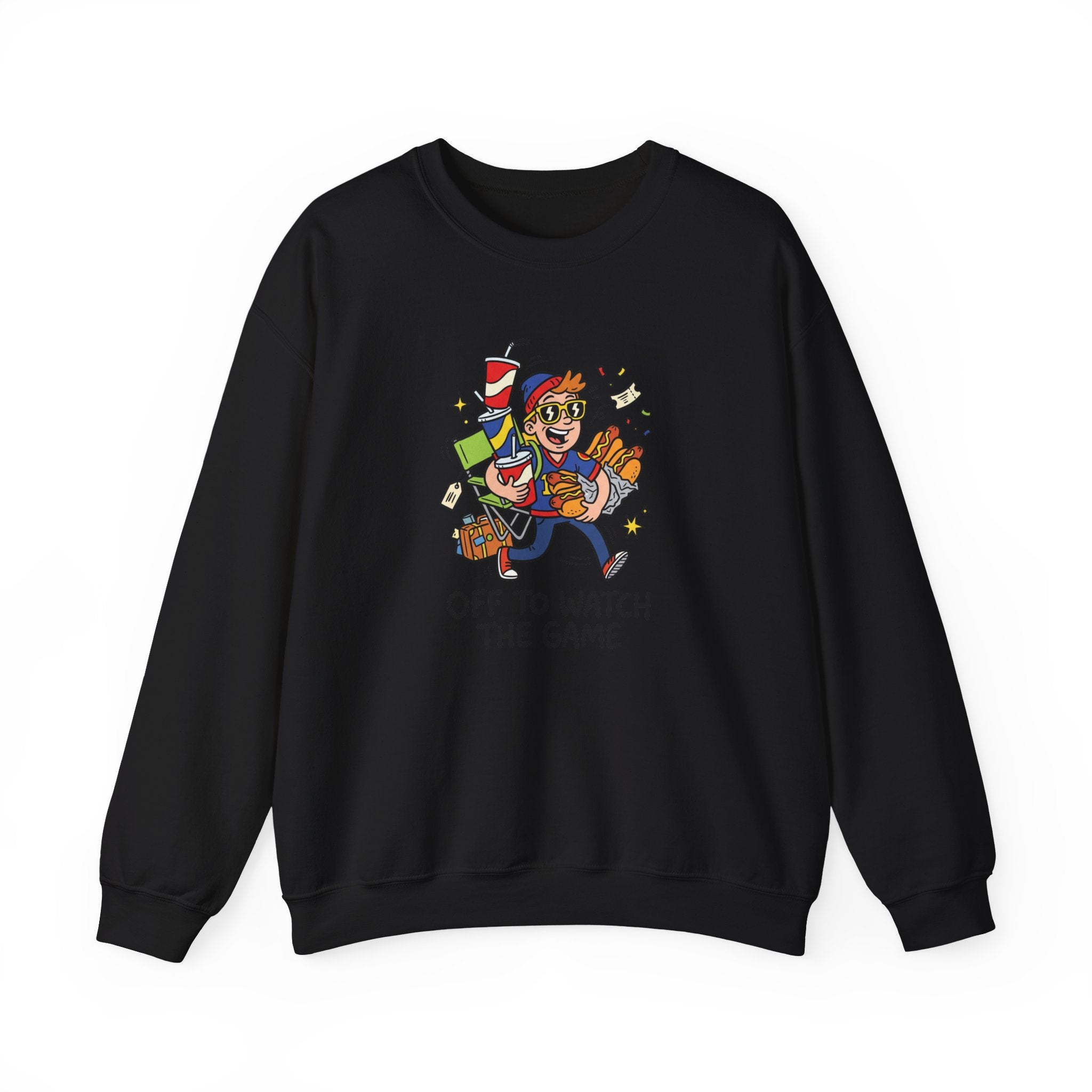 Off to Watch the Game Crewneck Sweatshirt | soccer watch party, match-day outfit