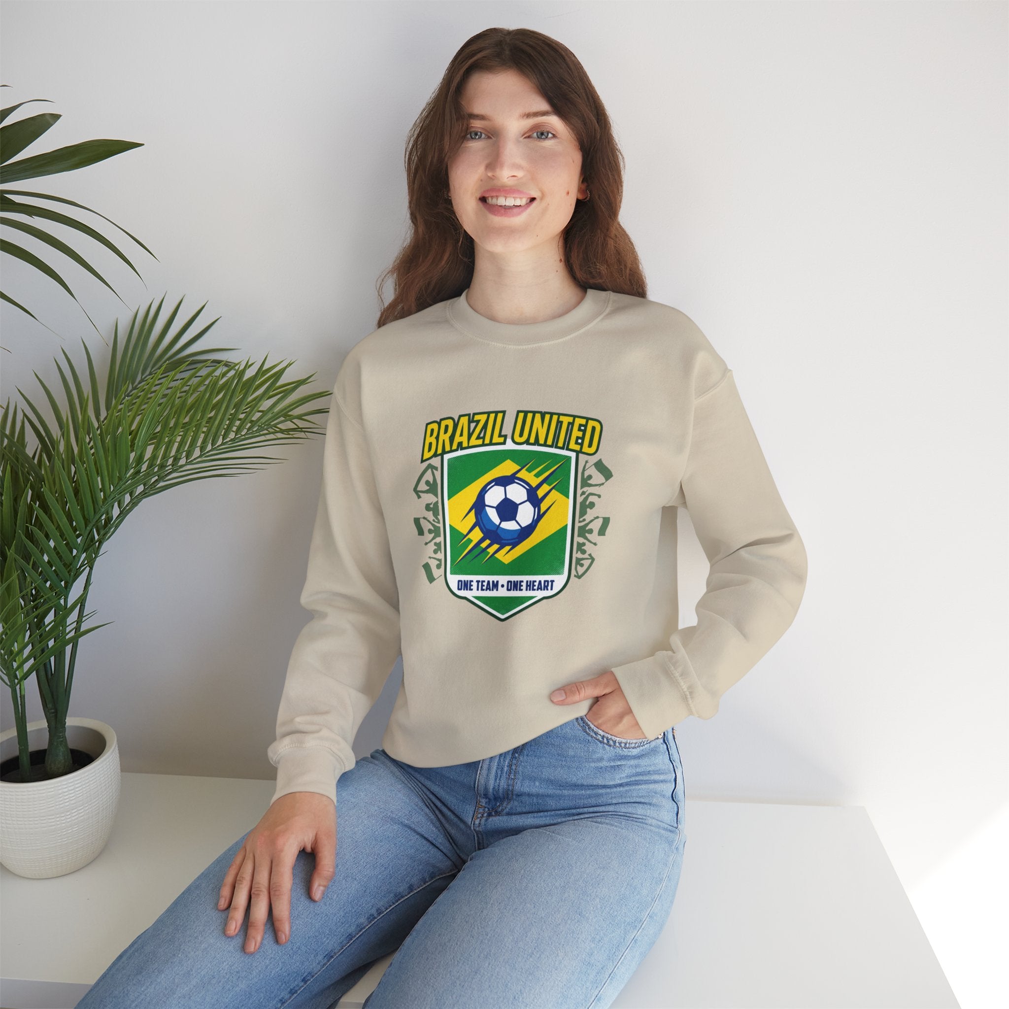 Brazil United Soccer Crest Sweatshirt