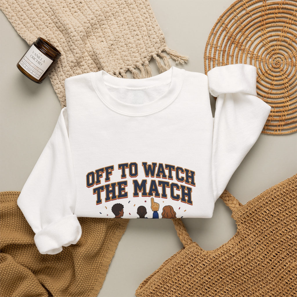 Off to Watch the Match Sweatshirt | soccer watch party, match-day outfit