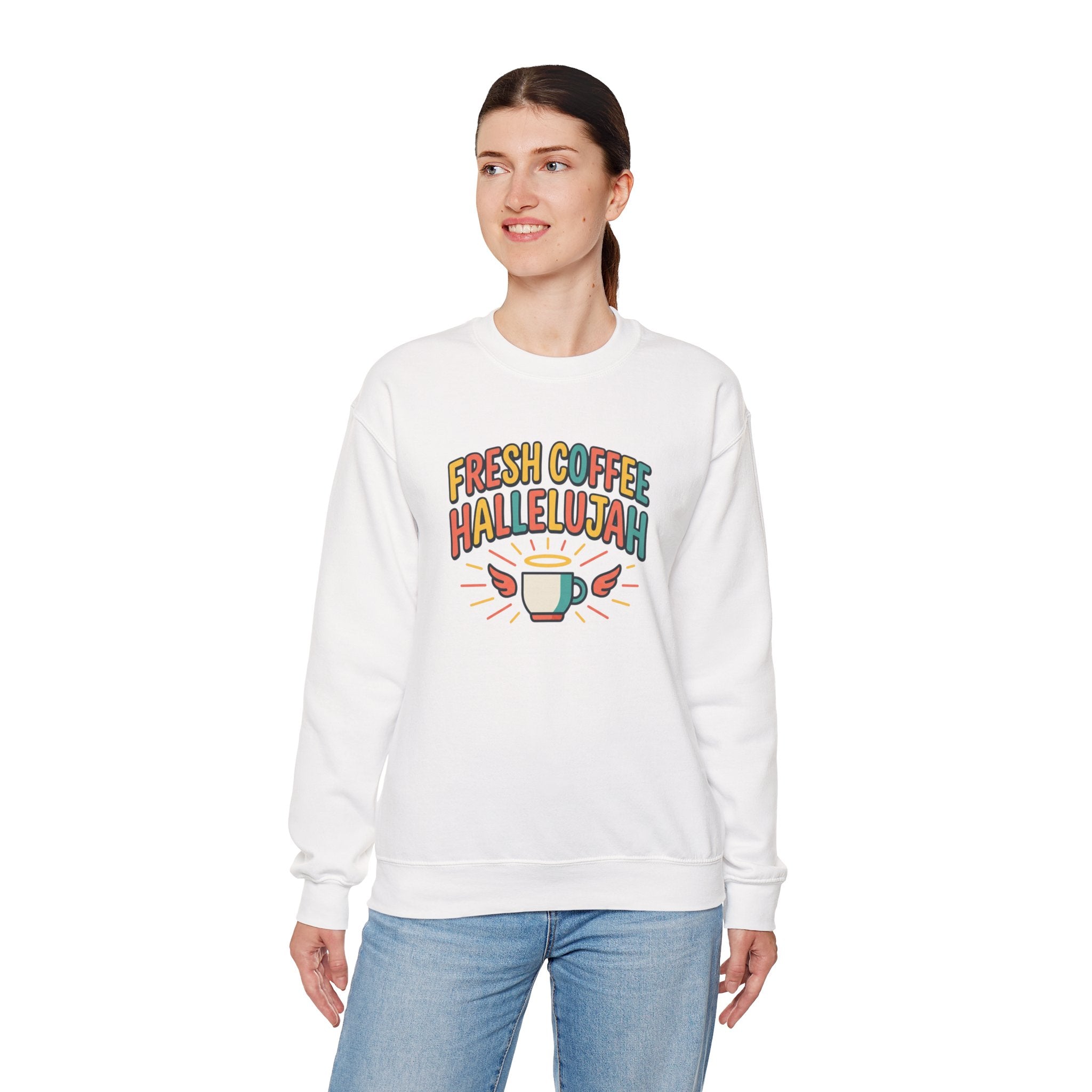Fresh Coffee Hallelujah Sweatshirt | Everything Hallelujah