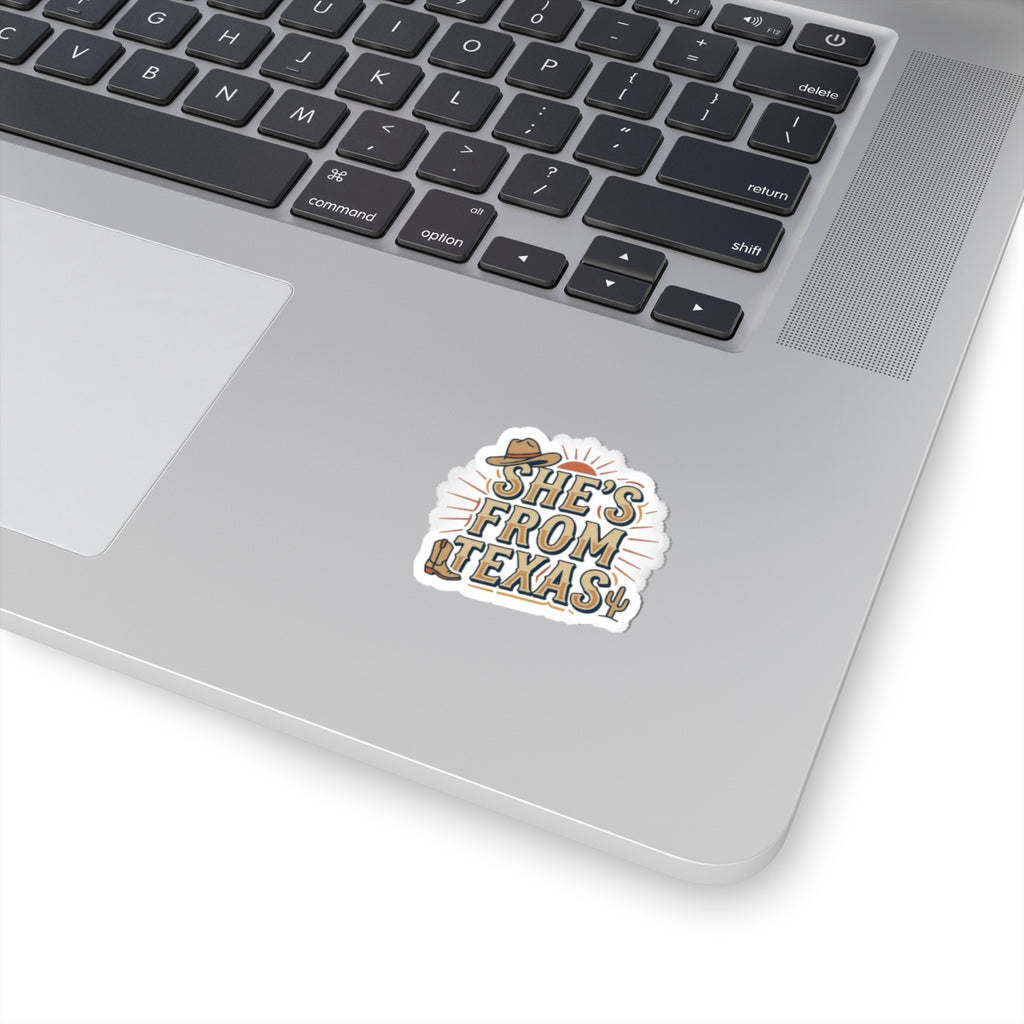 She's From Texas Sticker | Lone Star, cowgirl, southern pride