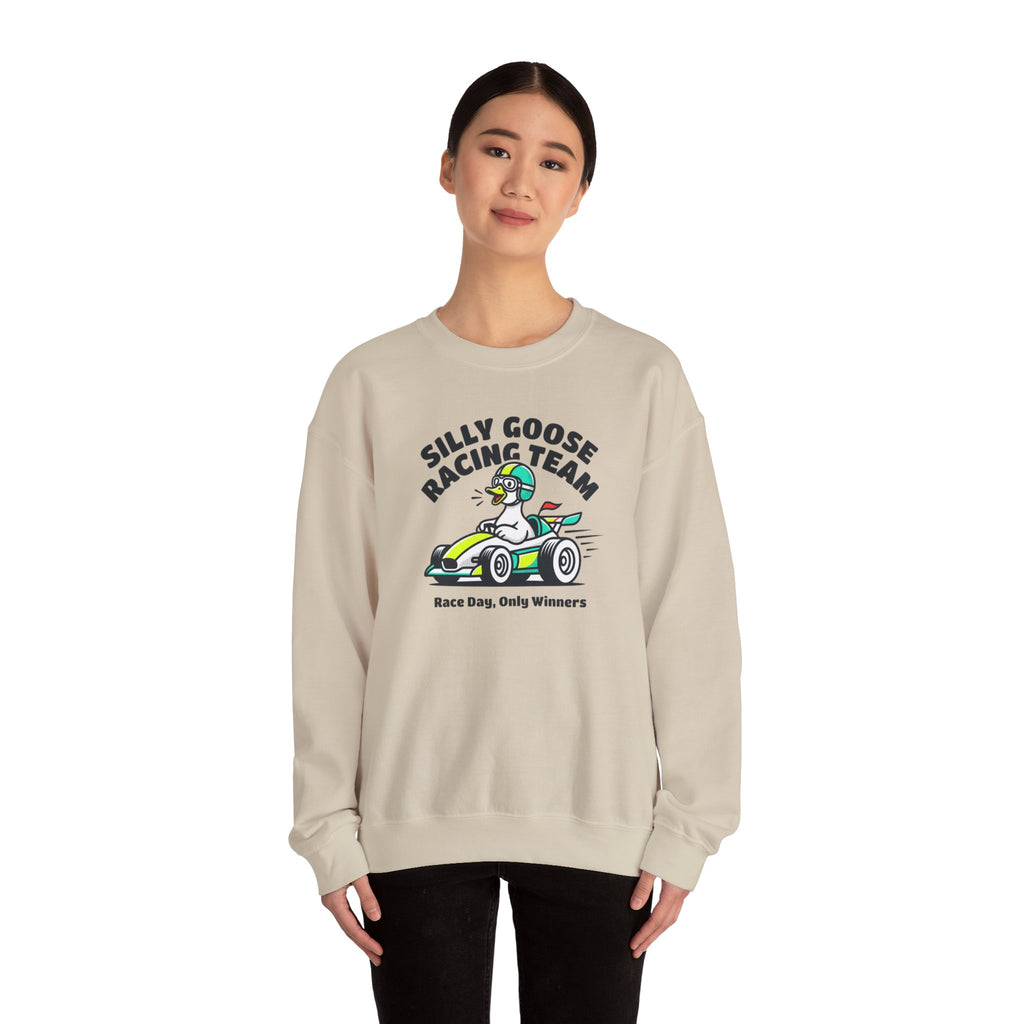 Silly Goose Racing Team Sweatshirt | racing, goose, motorsport