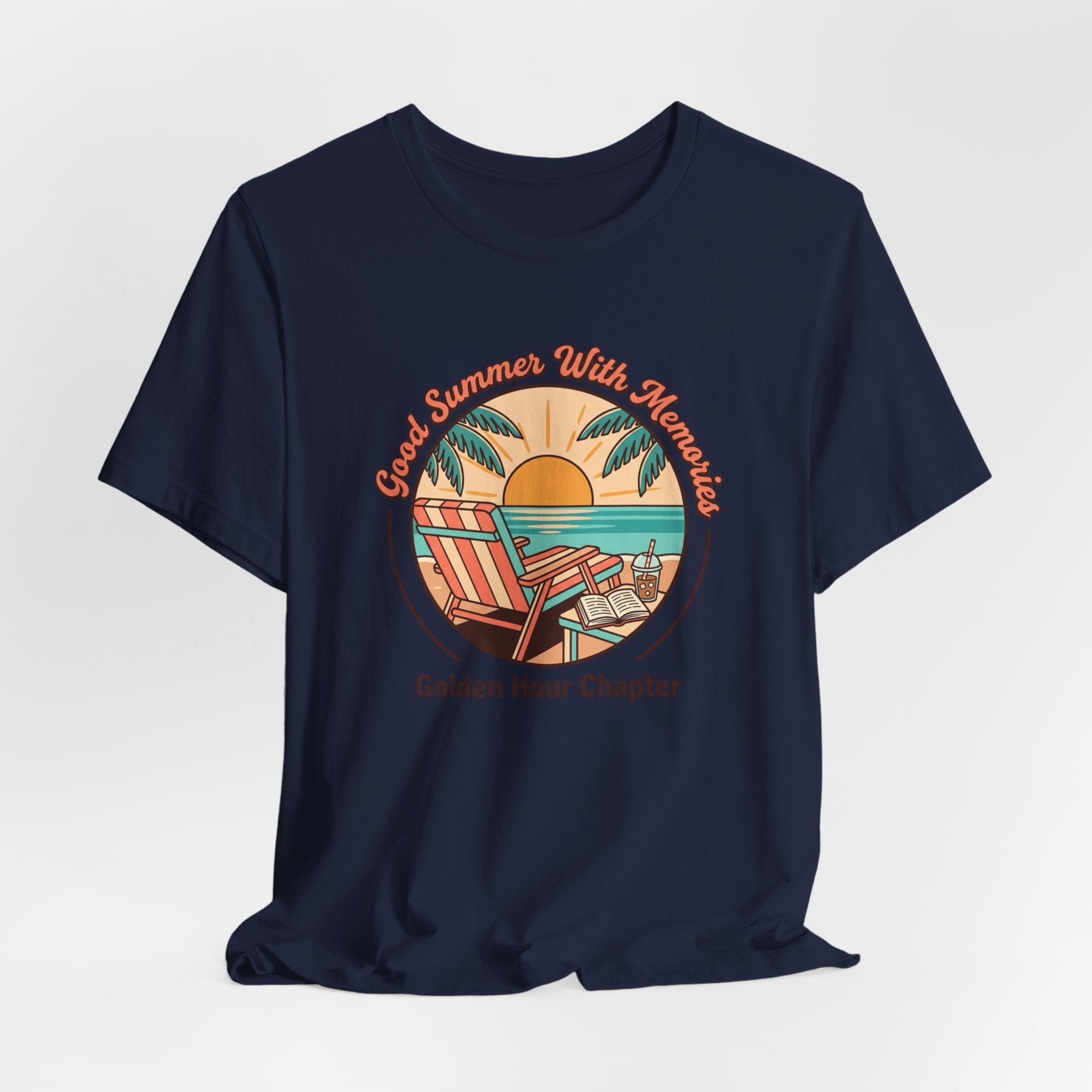 Golden Hour Beach Scene Tee | summer aesthetic, coastal vibes