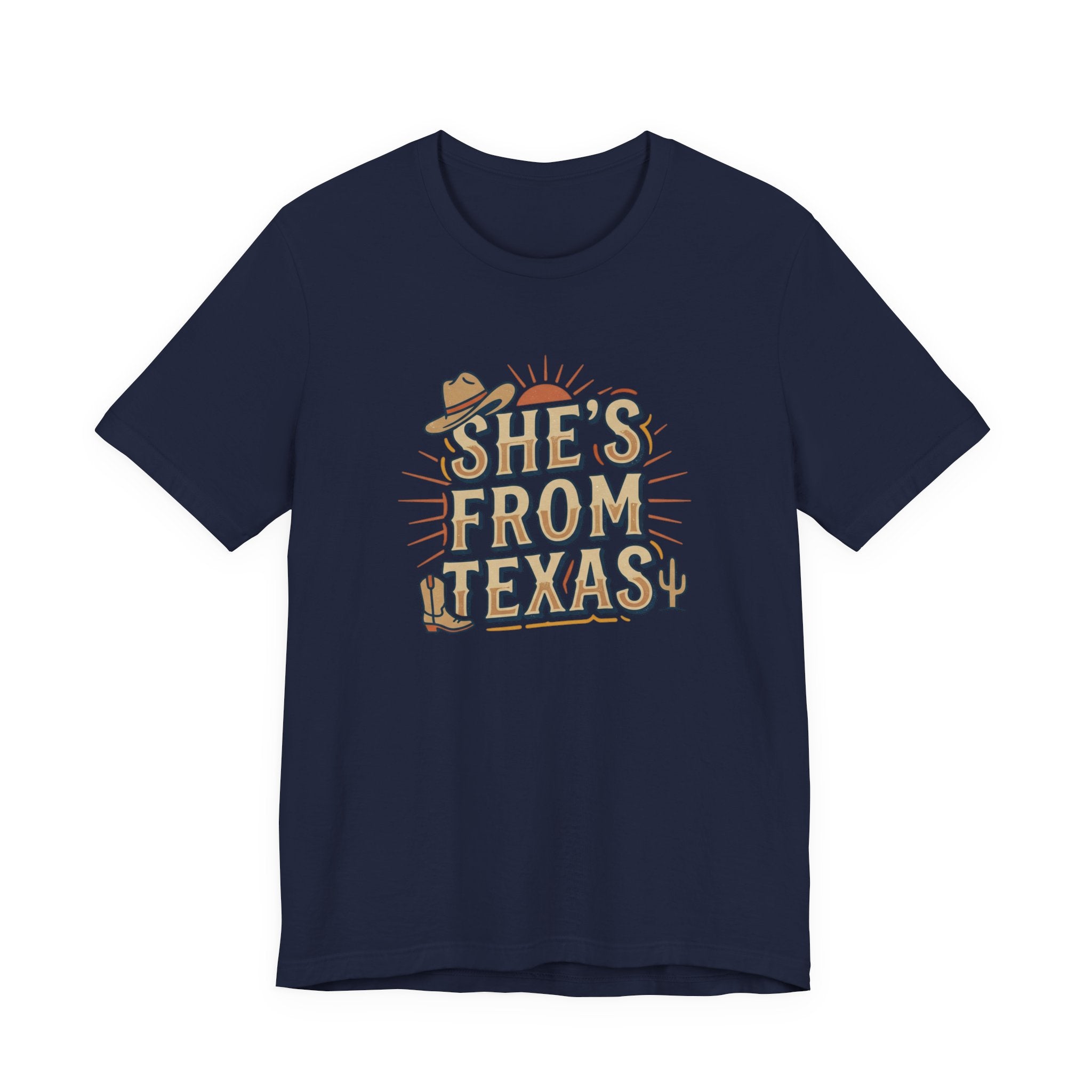 She’s From Texas T-Shirt | Lone Star, Cowgirl Southern Pride