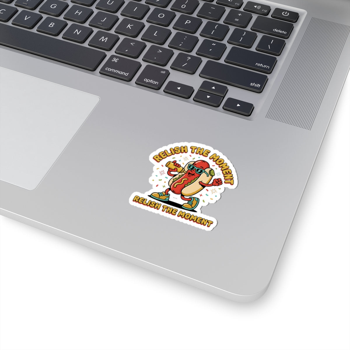 Relish the Moment Hot Dog Sticker | BBQ, Fourth of July, Patriotic